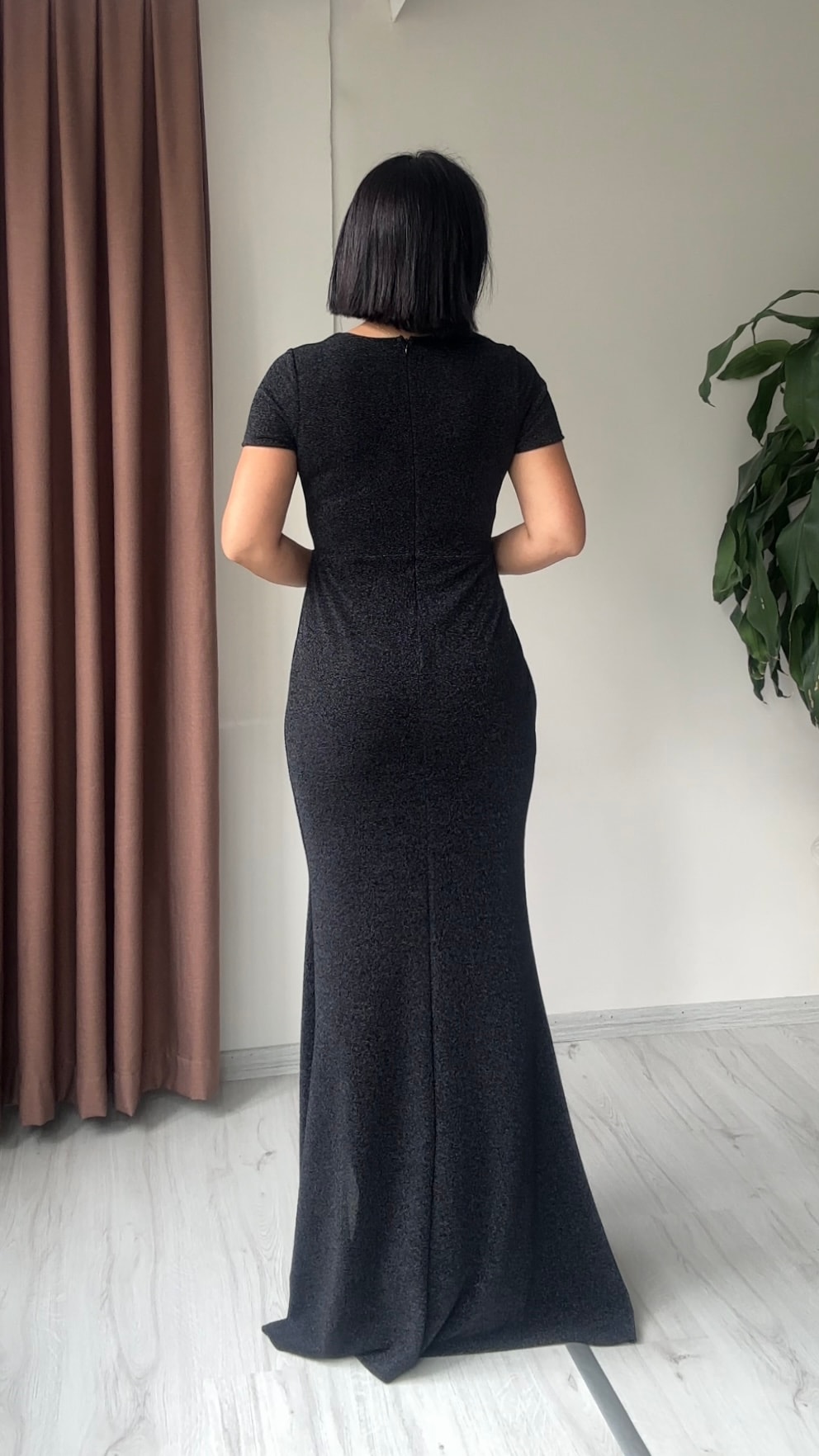 Simya Taş Detay Abiye - Siyah