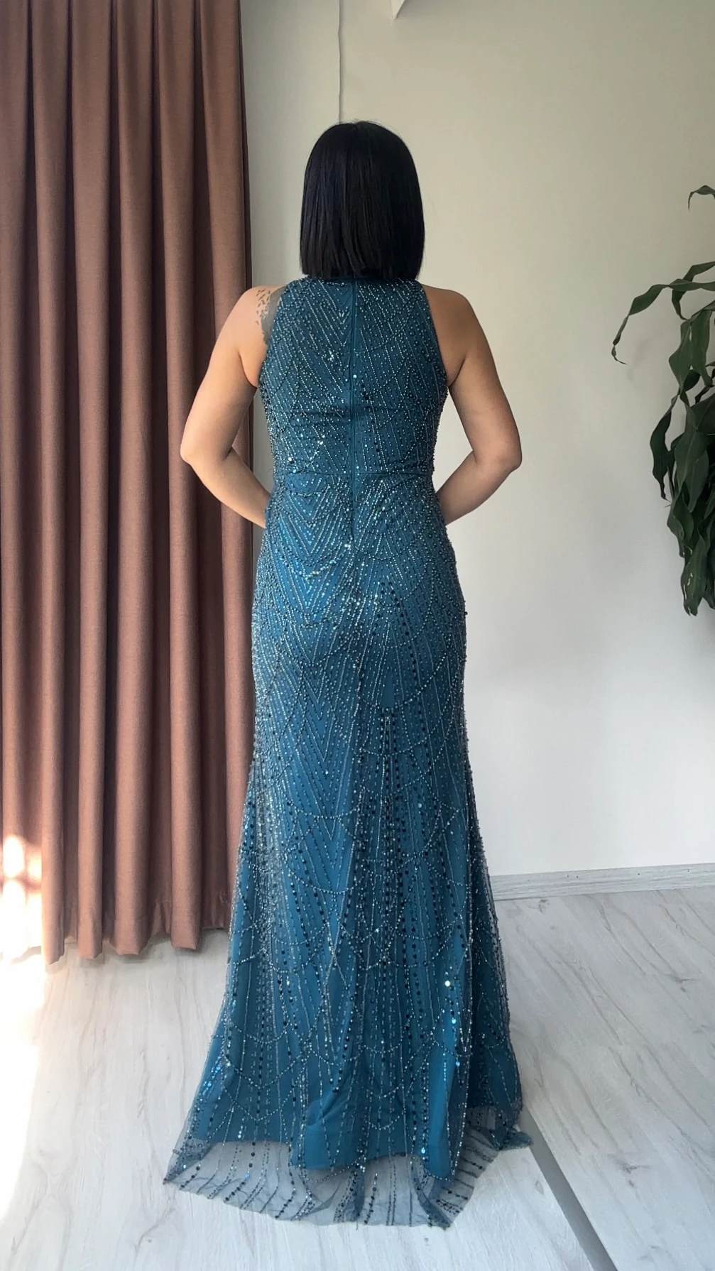 Elif Taş İşlemeli Abiye