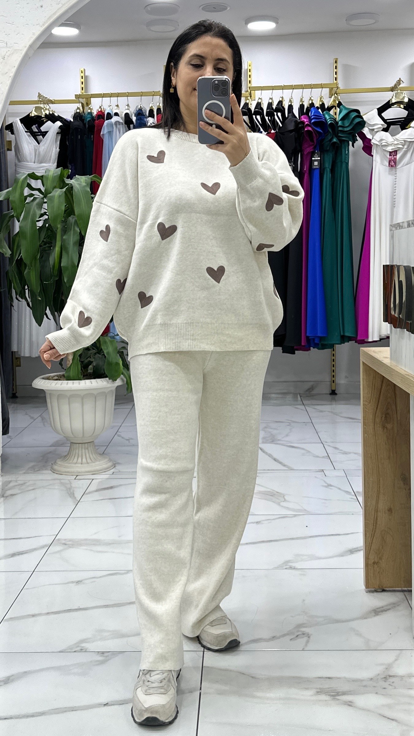 Love Oversize Triko Takım