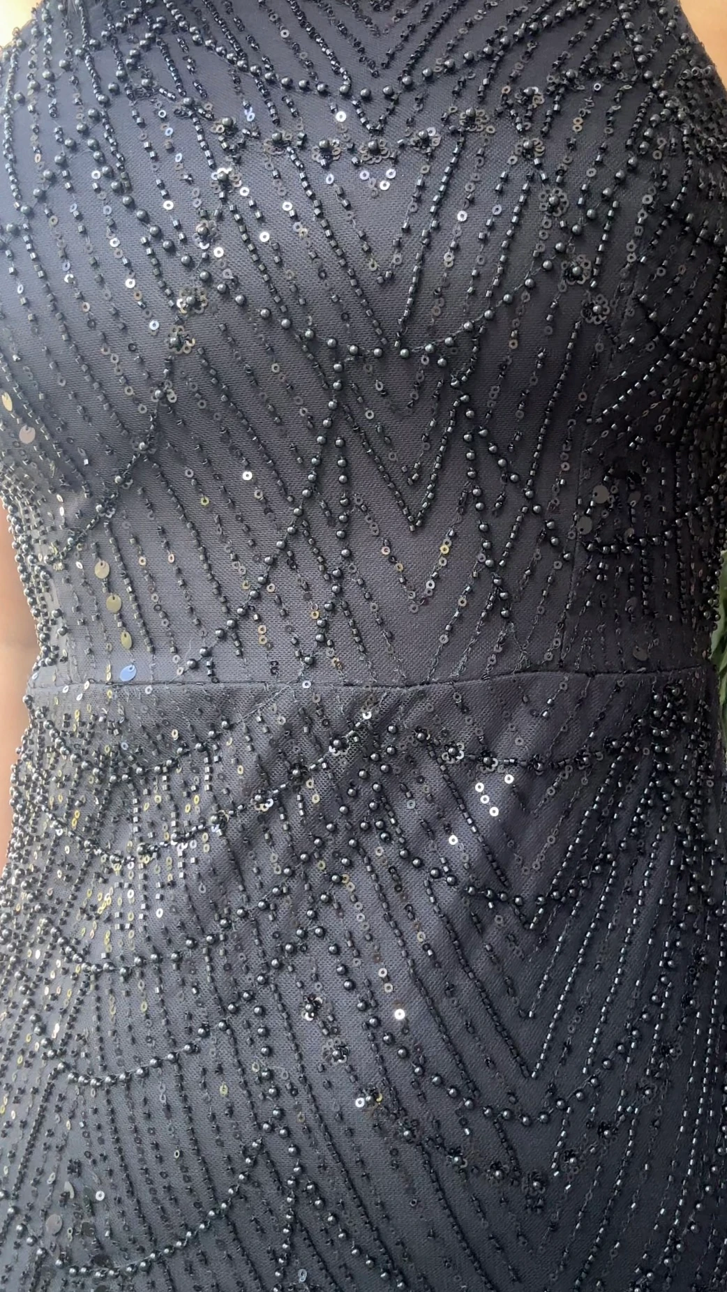 Elif Taş İşlemeli Abiye - Siyah