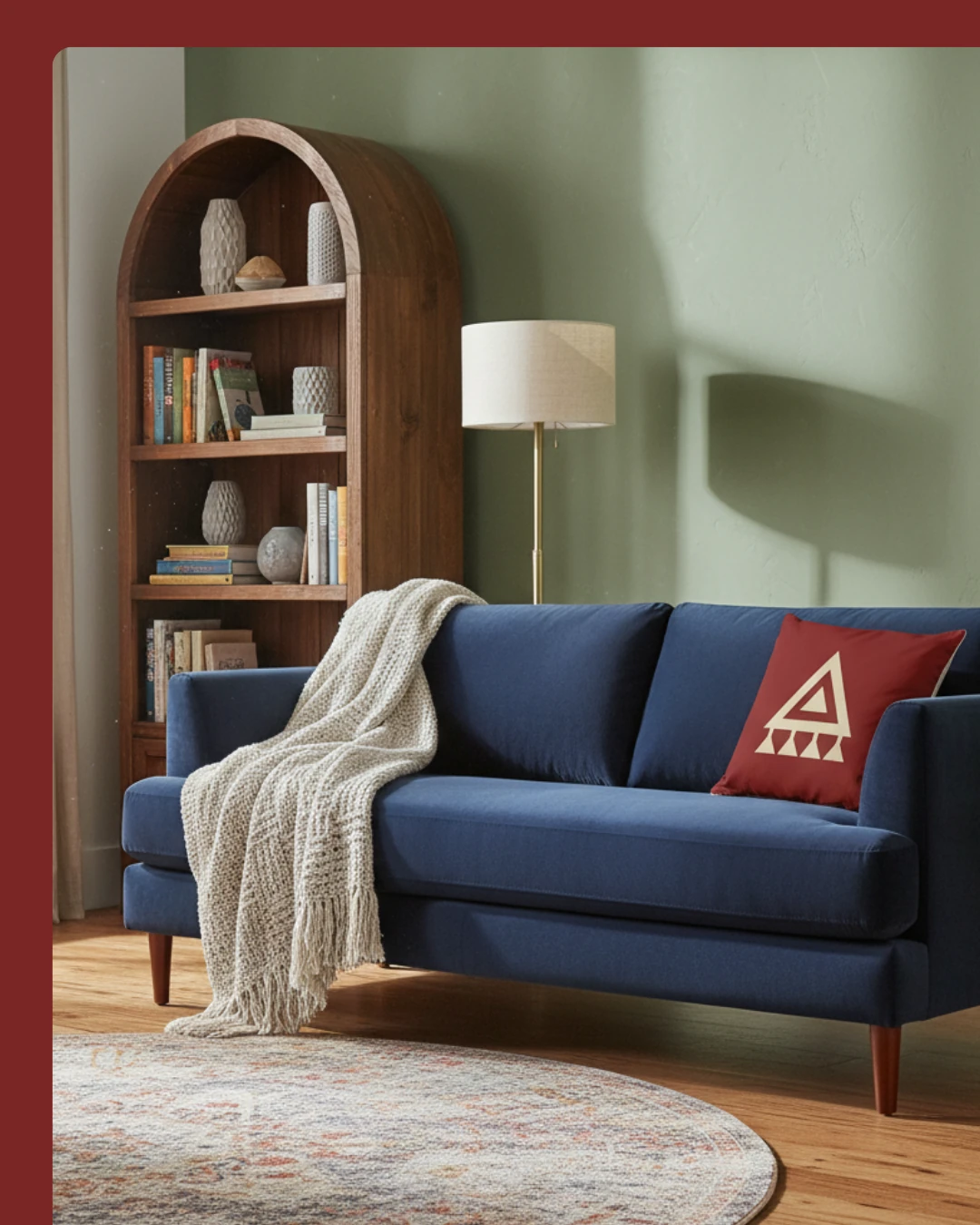 Akrep Motifli Kırlent Kılıfı