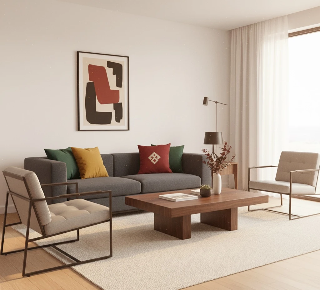 Eli Belinde Kırlent Kılıfı