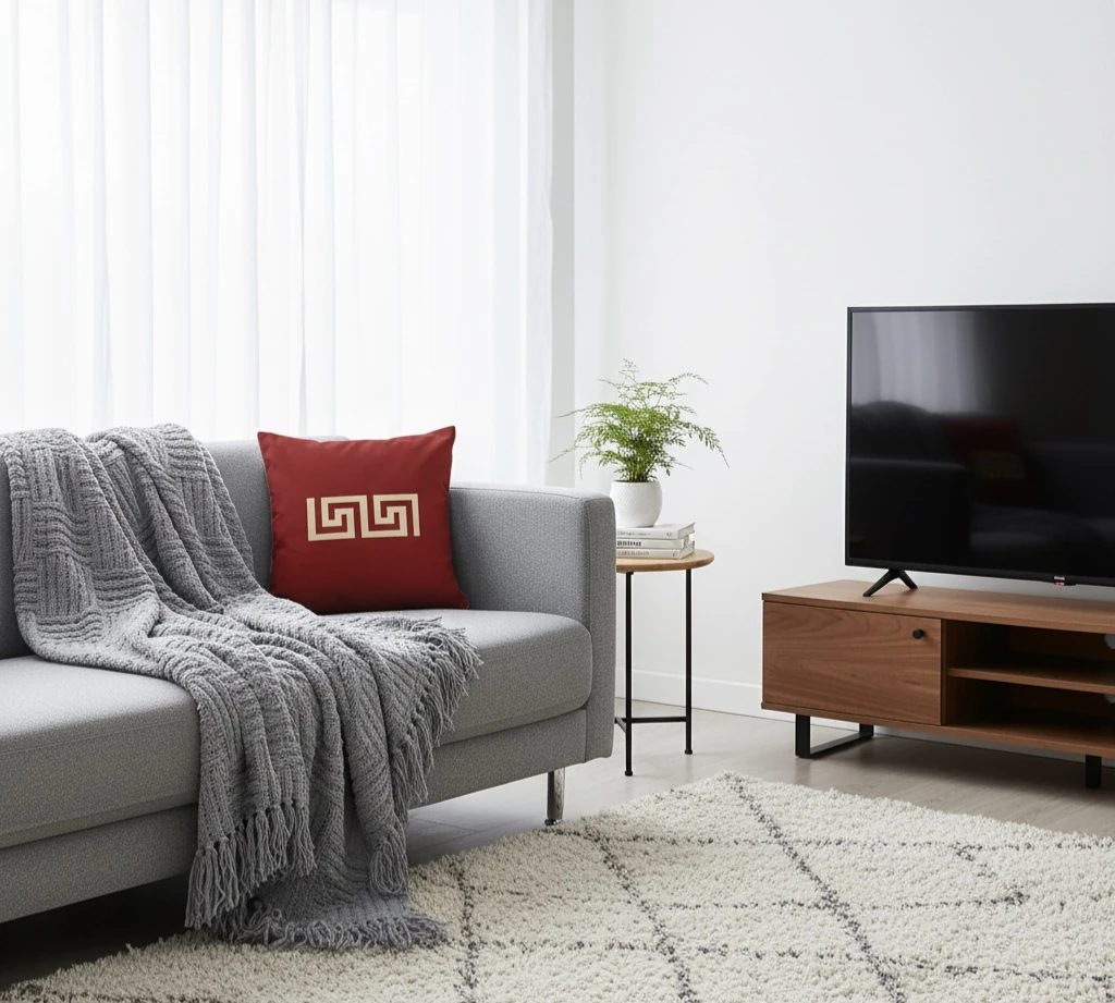 Su Yolu Kırlent Kılıfı