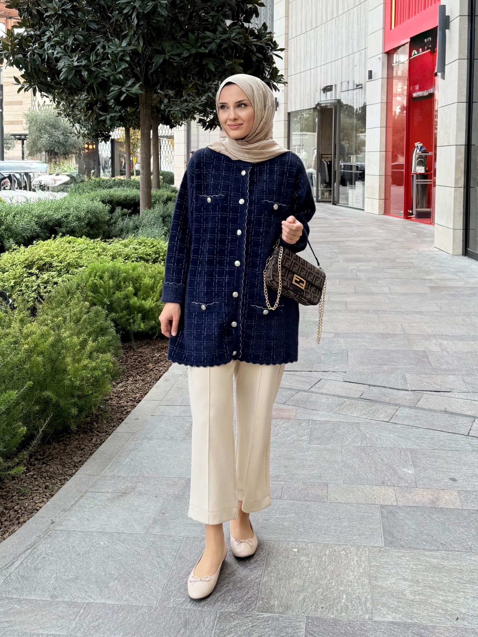 Angora Hırka - Lacivert