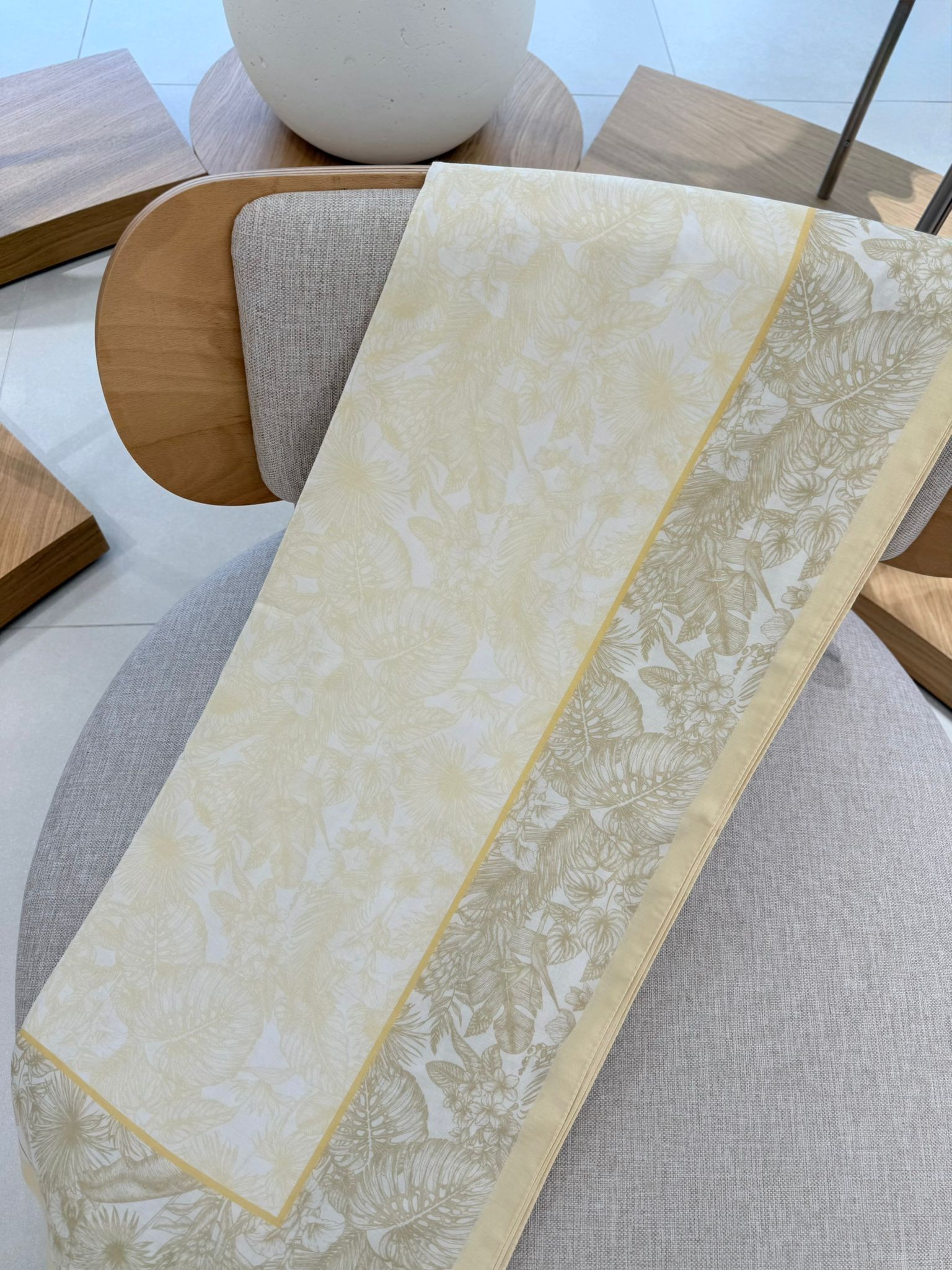 100% Soft Pamuk Şal - Butter Yellow