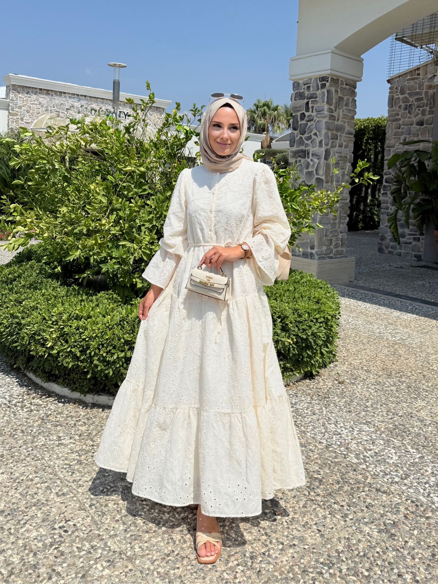 Perla Fisto Elbise - Butter Yellow