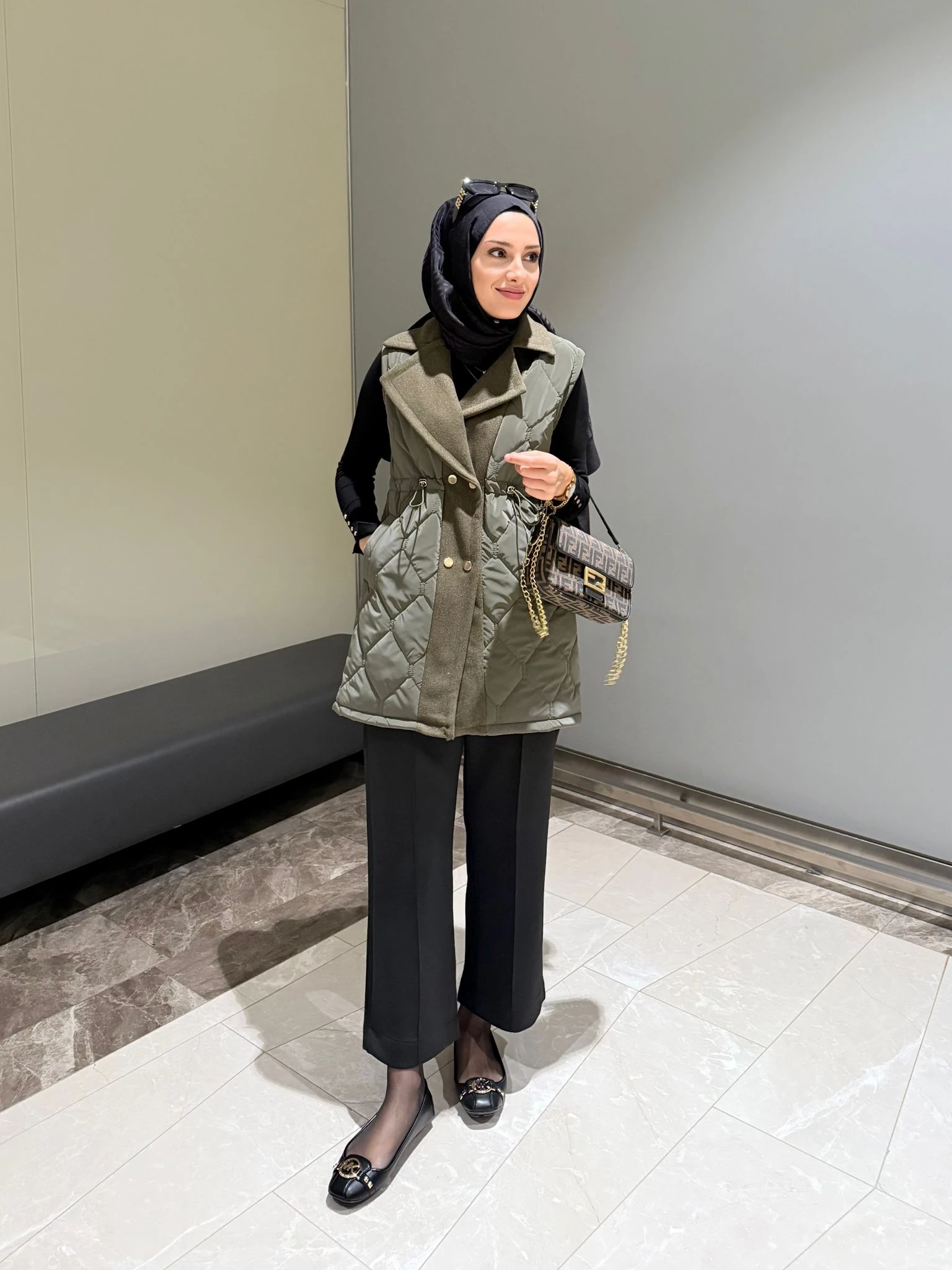 Pera Premium Yelek - Haki