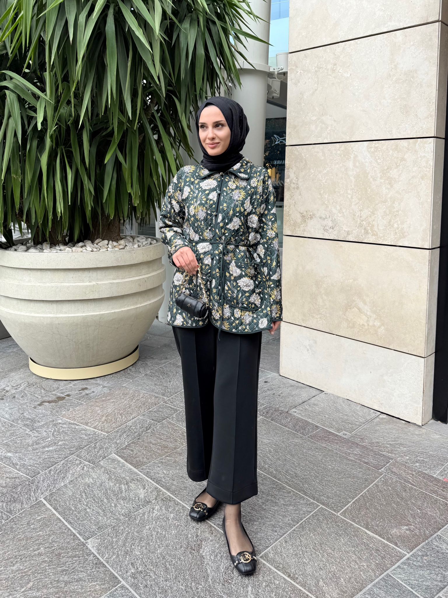 Begonia Kapitone Ceket