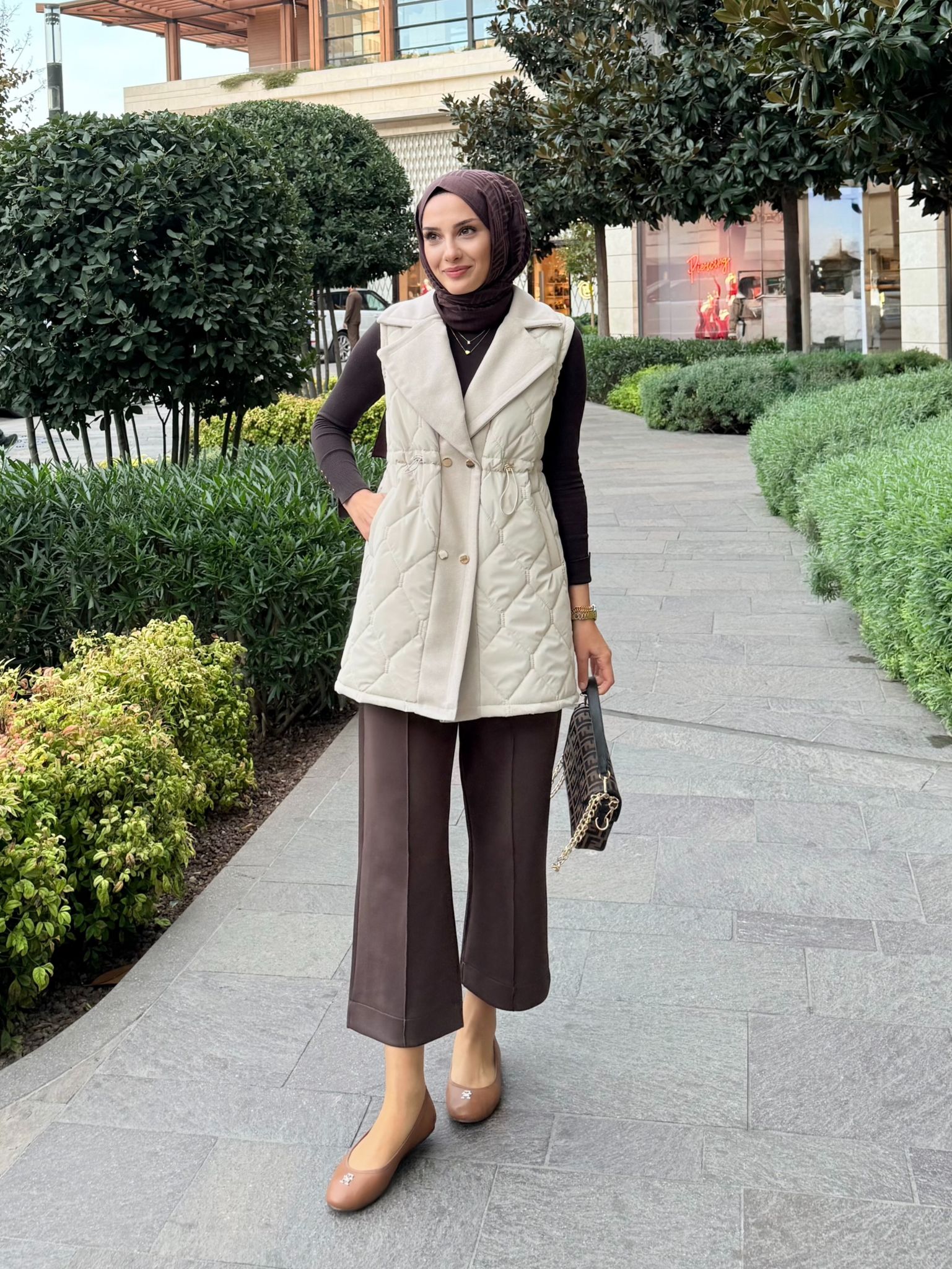 Pera Premium Yelek - Bej