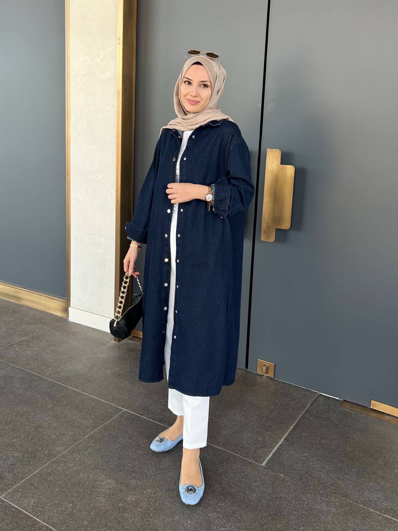 Larissa Denim Gömlek - Lacivert