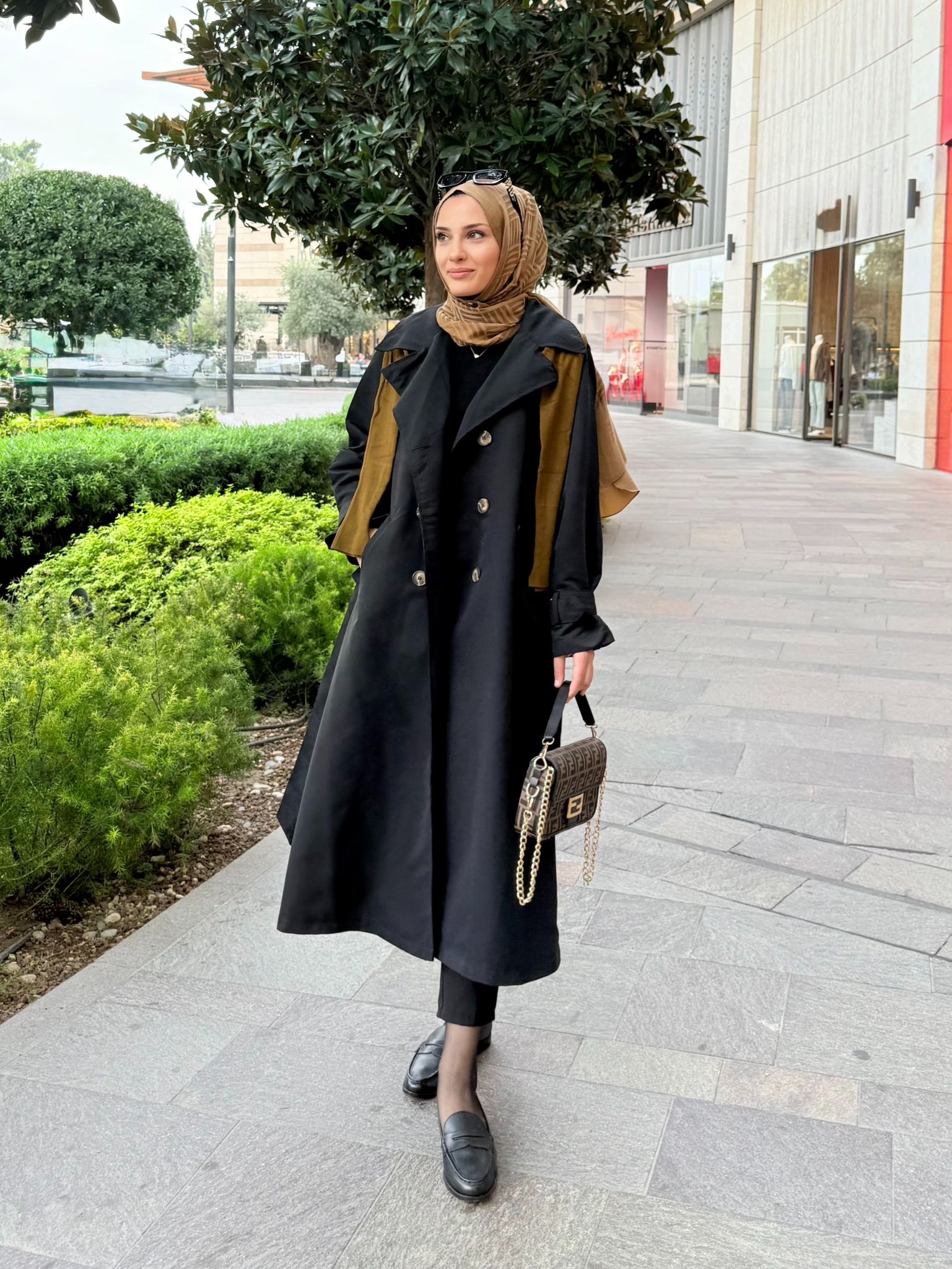 Monaco Trençkot - Siyah