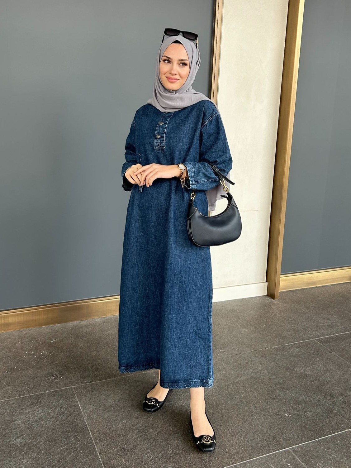 Denim Elbise 