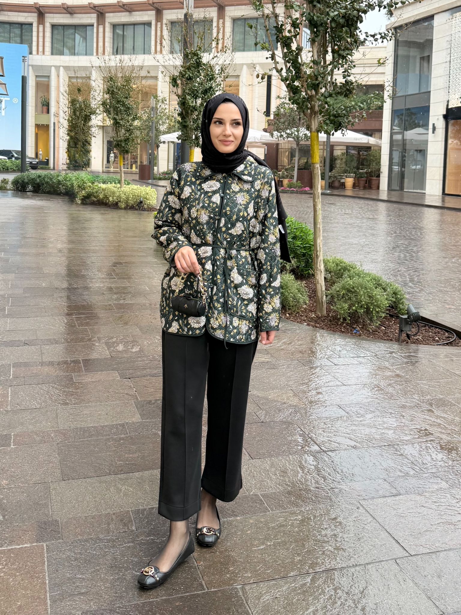 Begonia Kapitone Ceket