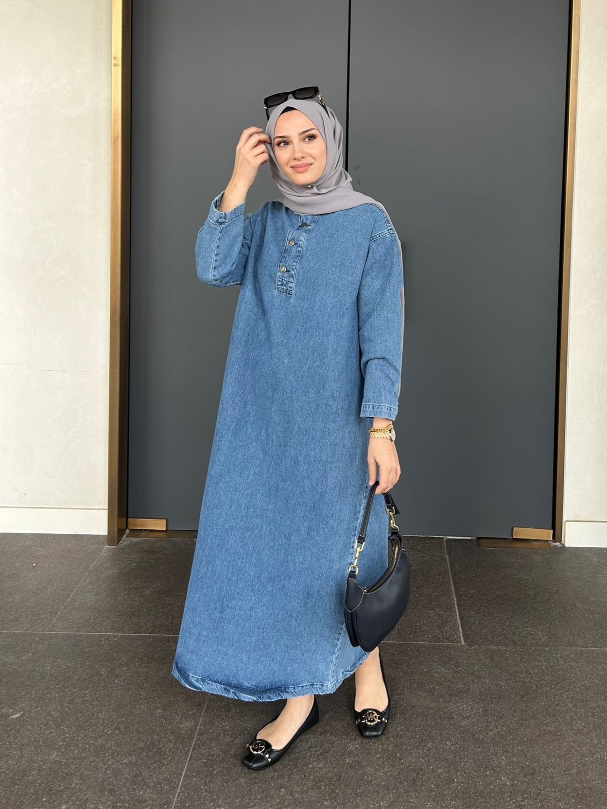 Denim Elbise 