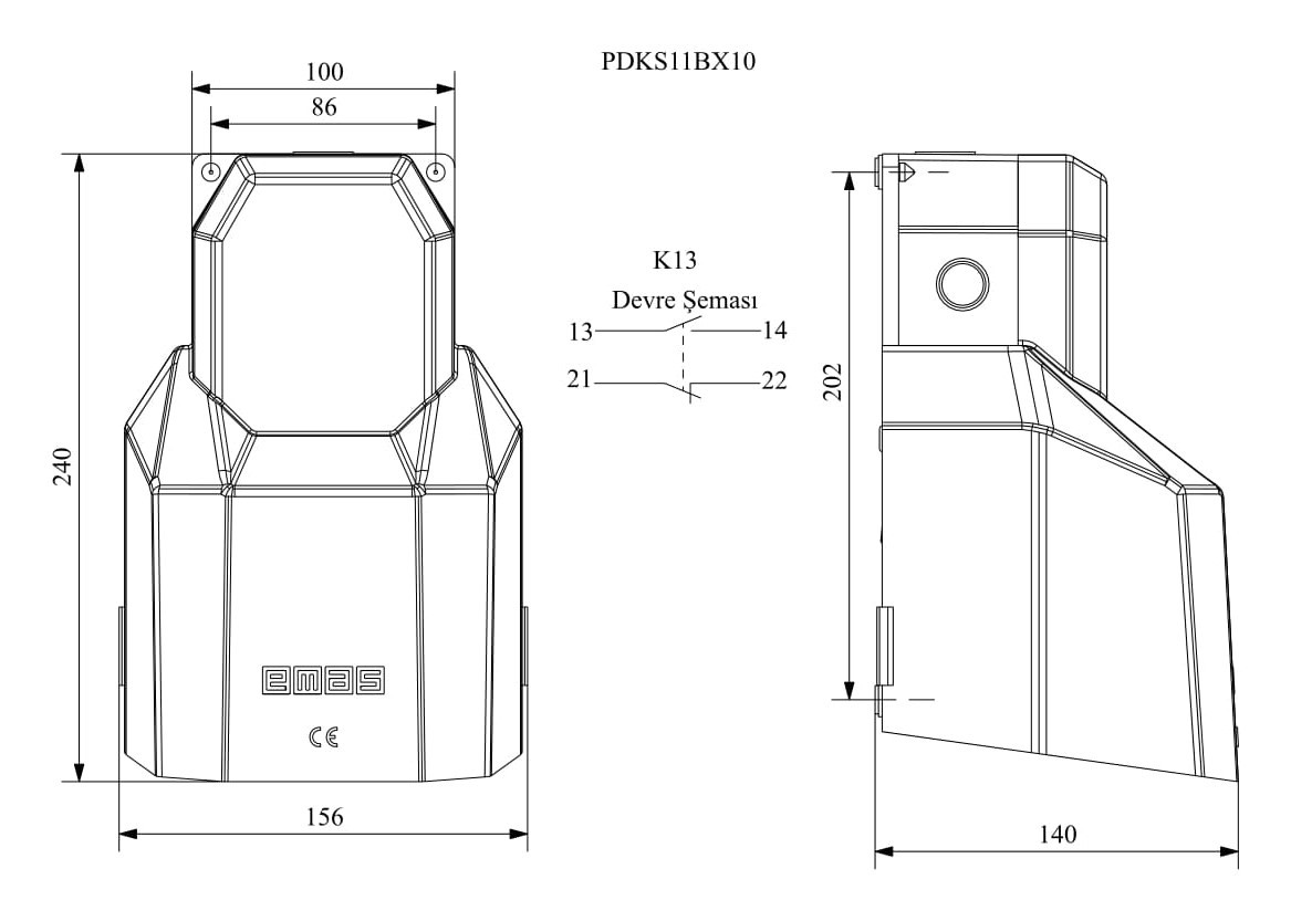 Emas Tekli Korumalı Sarı Renk Pedal