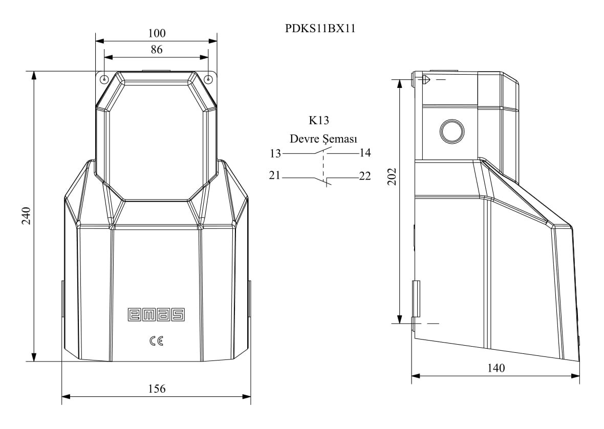 Emas Tekli Kalıcılı Sarı Pedal