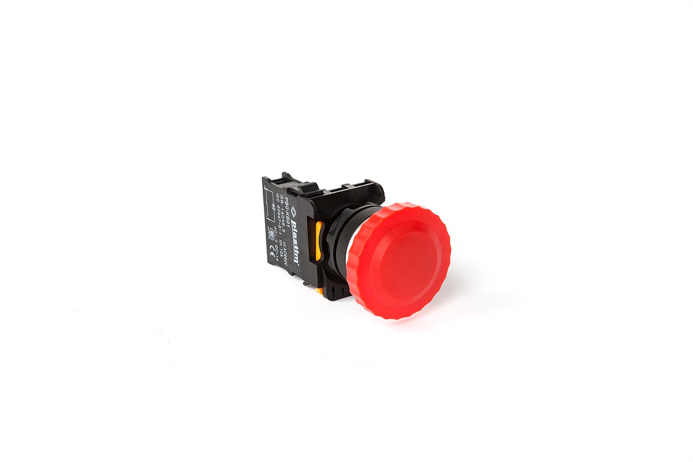 Plastim Yaylı Mantar Buton Kırmızı 1NC 22mm