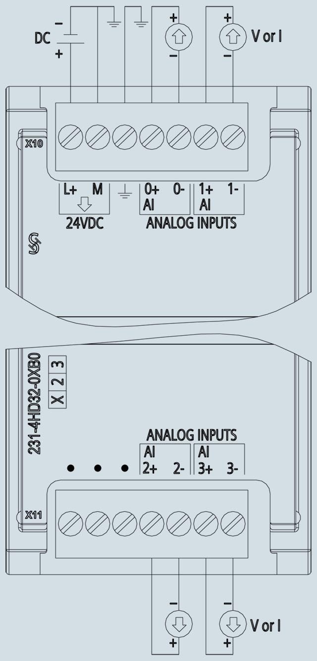 SIEMENS 4AI 6ES7231-4HD32-0XB0