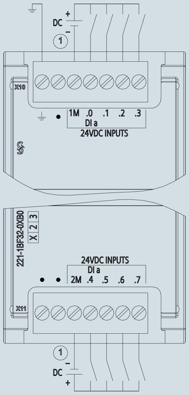 SIEMENS 8DI 6ES7221-1BF32-0XB0