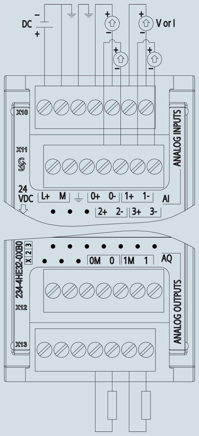 SIEMENS 4AI / 2A0 6ES7234-4HE32-0XB0
