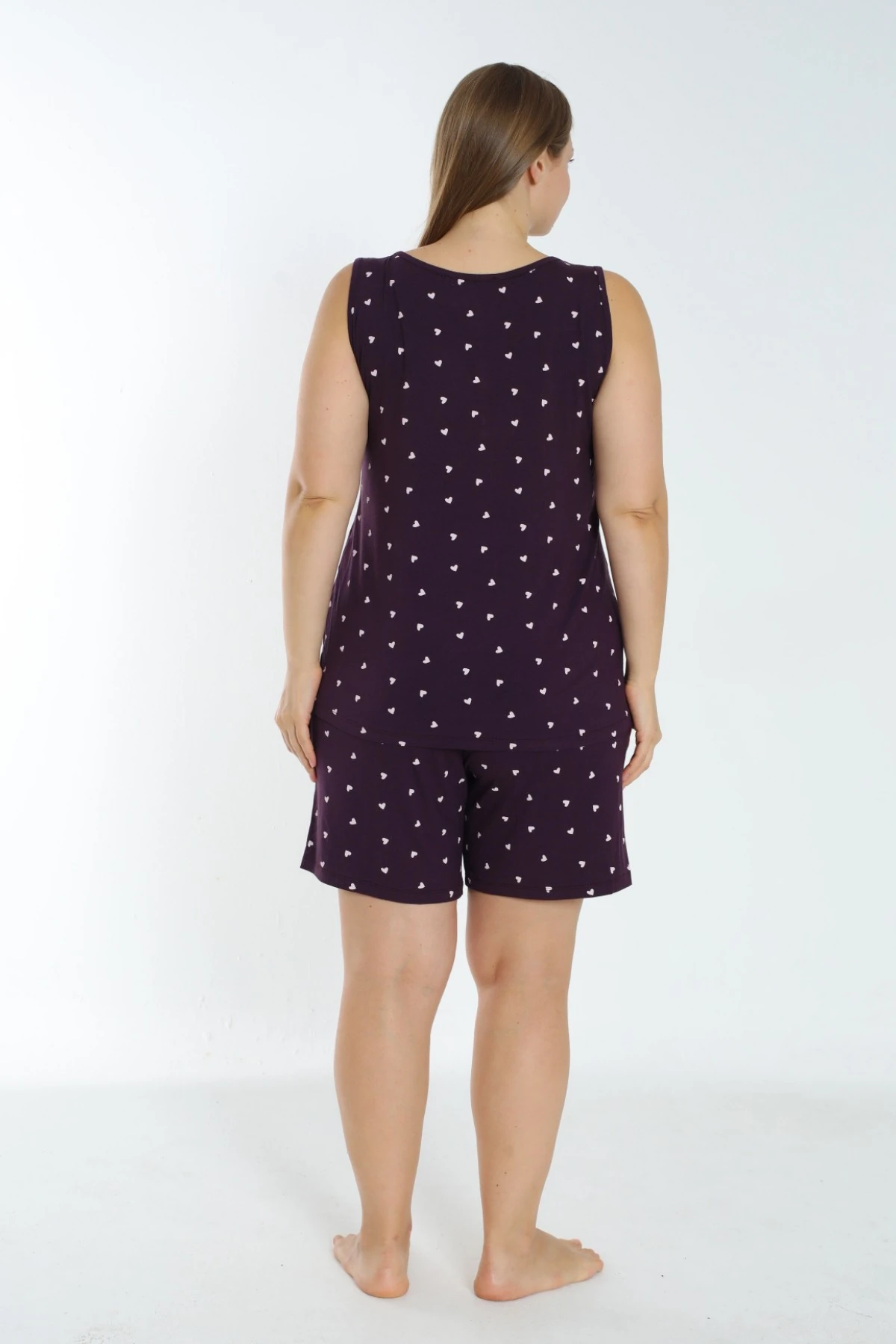 Kadın Askılı Dantel Detaylı Esnek Viskon Alt Üst Gecelik Takımı