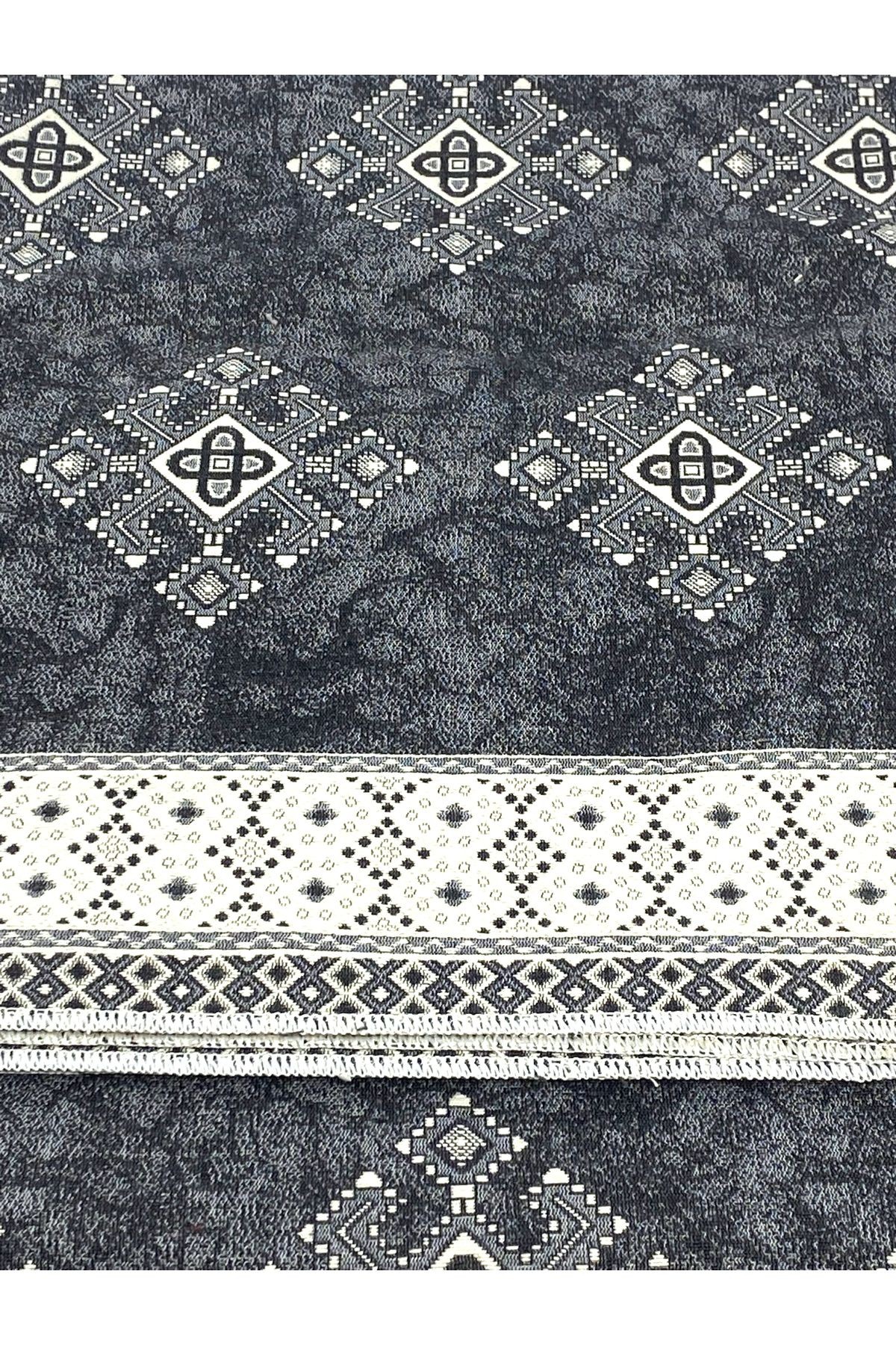 Modern Pamuklu Halı Örtüsü Savan 6m2 Dokuma 200x300 Lastiksiz