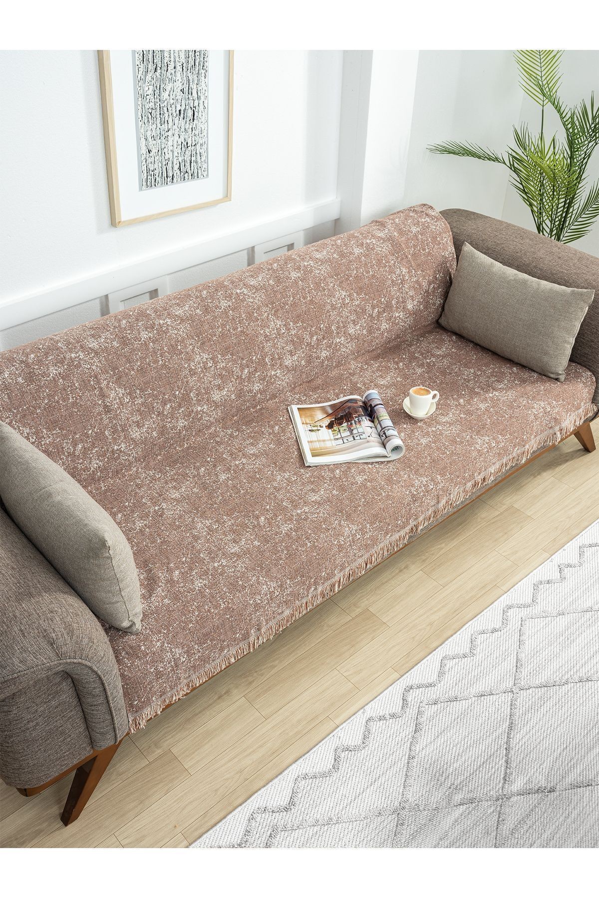 Çok Amaçlı Pamuklu Örtü- Kanepe-Koltuk Şalı-Koltuk Örtüsü 170x220