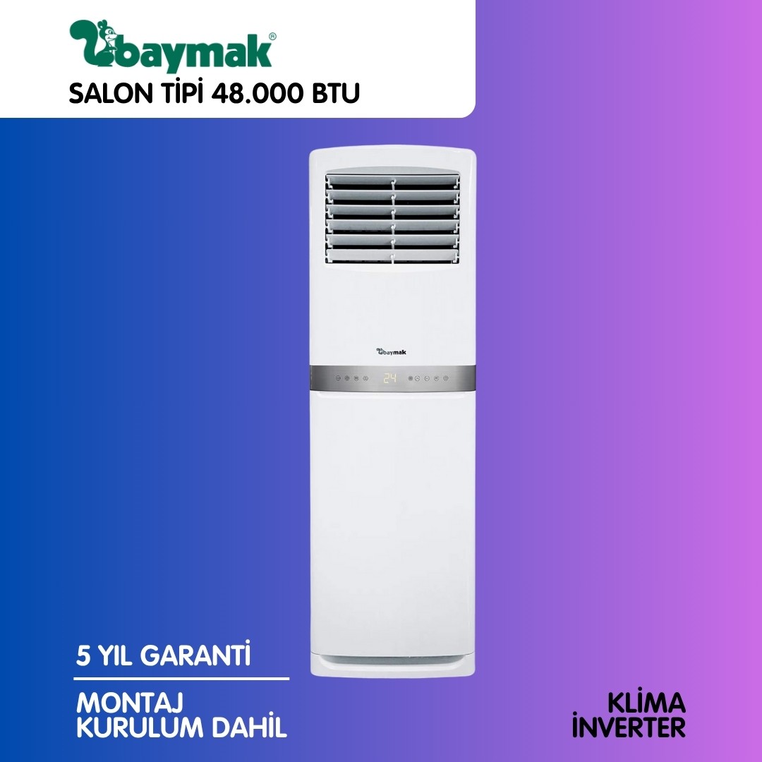 BAYMAK SALON TİPİ 48.000 BTU İNVERTER KLİMA