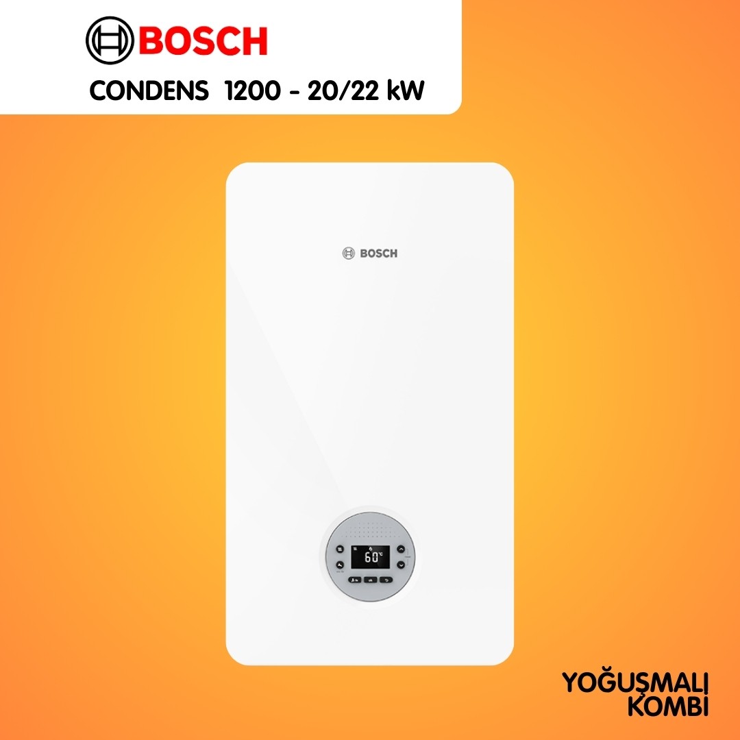 BOSCH 1200 20/22 kW YOĞUŞMALI KOMBİ