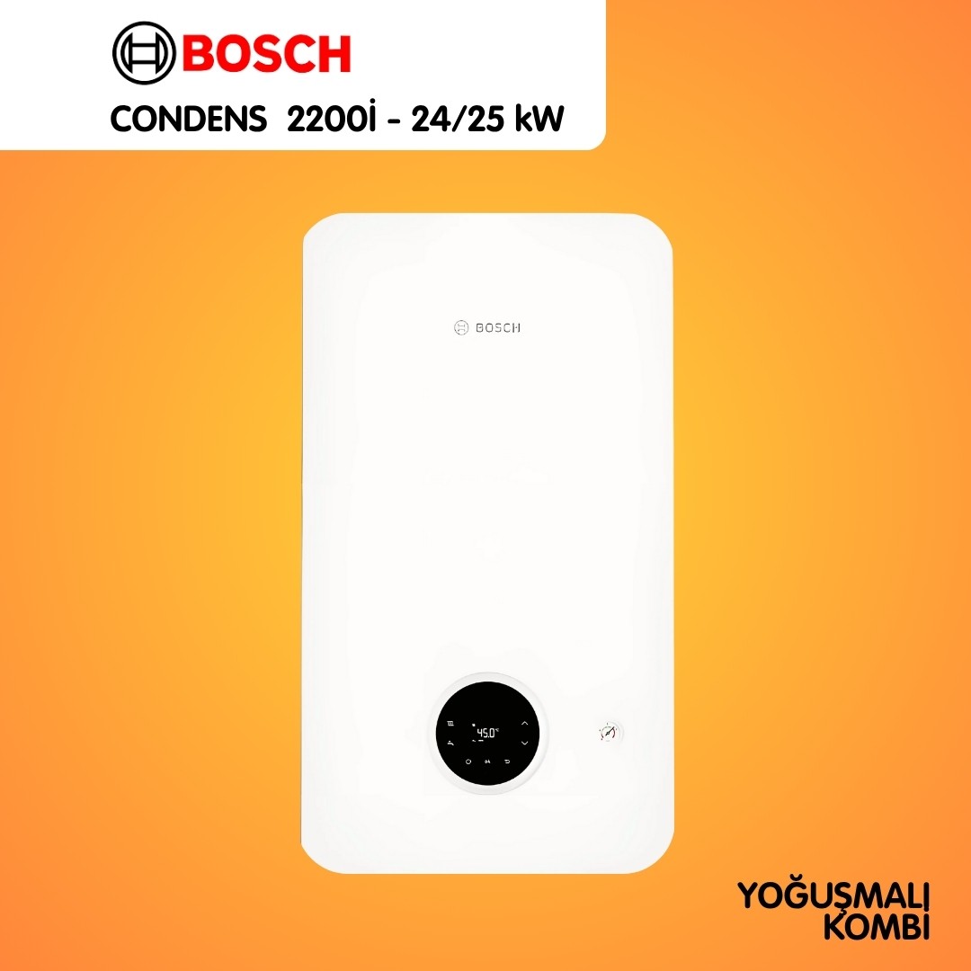 BOSCH 2200İ 24/25 kW YOĞUŞMALI KOMBİ