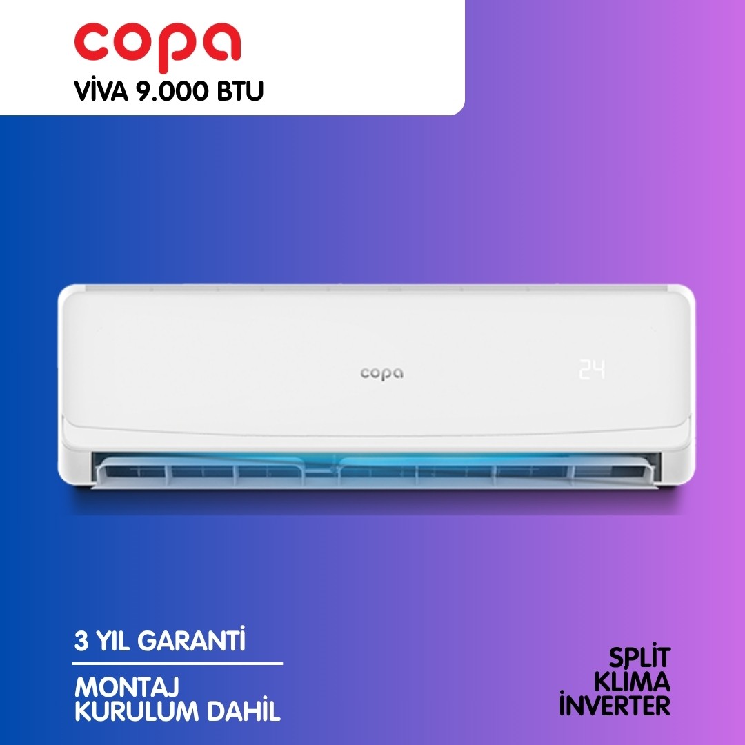 COPA VİVA 9.000 BTU SPLİT İNVERTER KLİMA