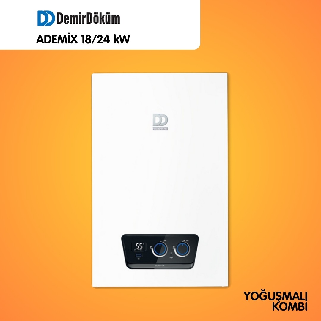 DEMİRDÖKÜM ADEMİX 18/24 kW YOĞUŞMALI KOMBİ