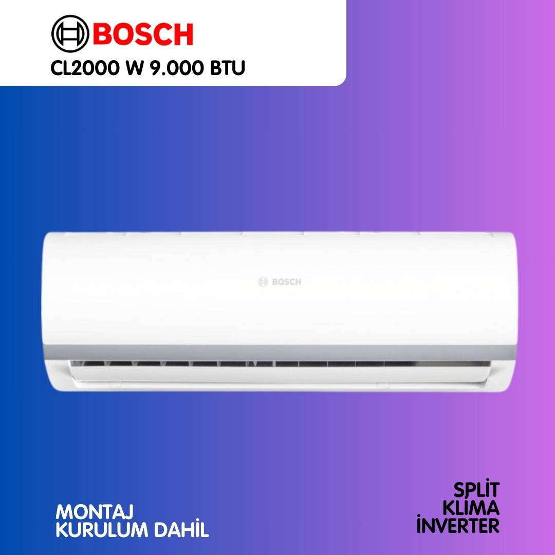 BOSCH CL2000 W 9.000 BTU SPLİT İNVERTER KLİMA