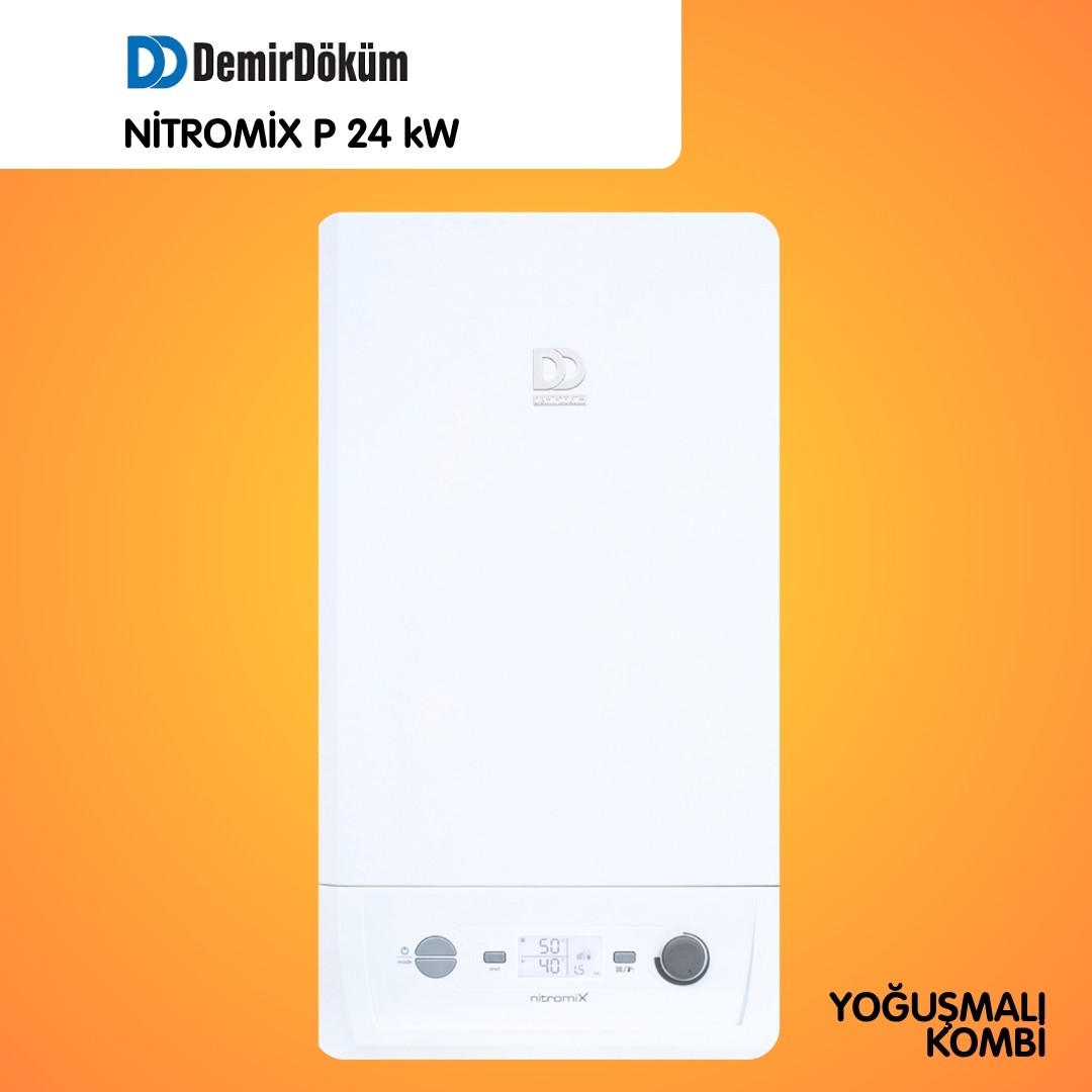 DEMİRDÖKÜM NİTROMİX P 24 kW YOĞUŞMALI KOMBİ