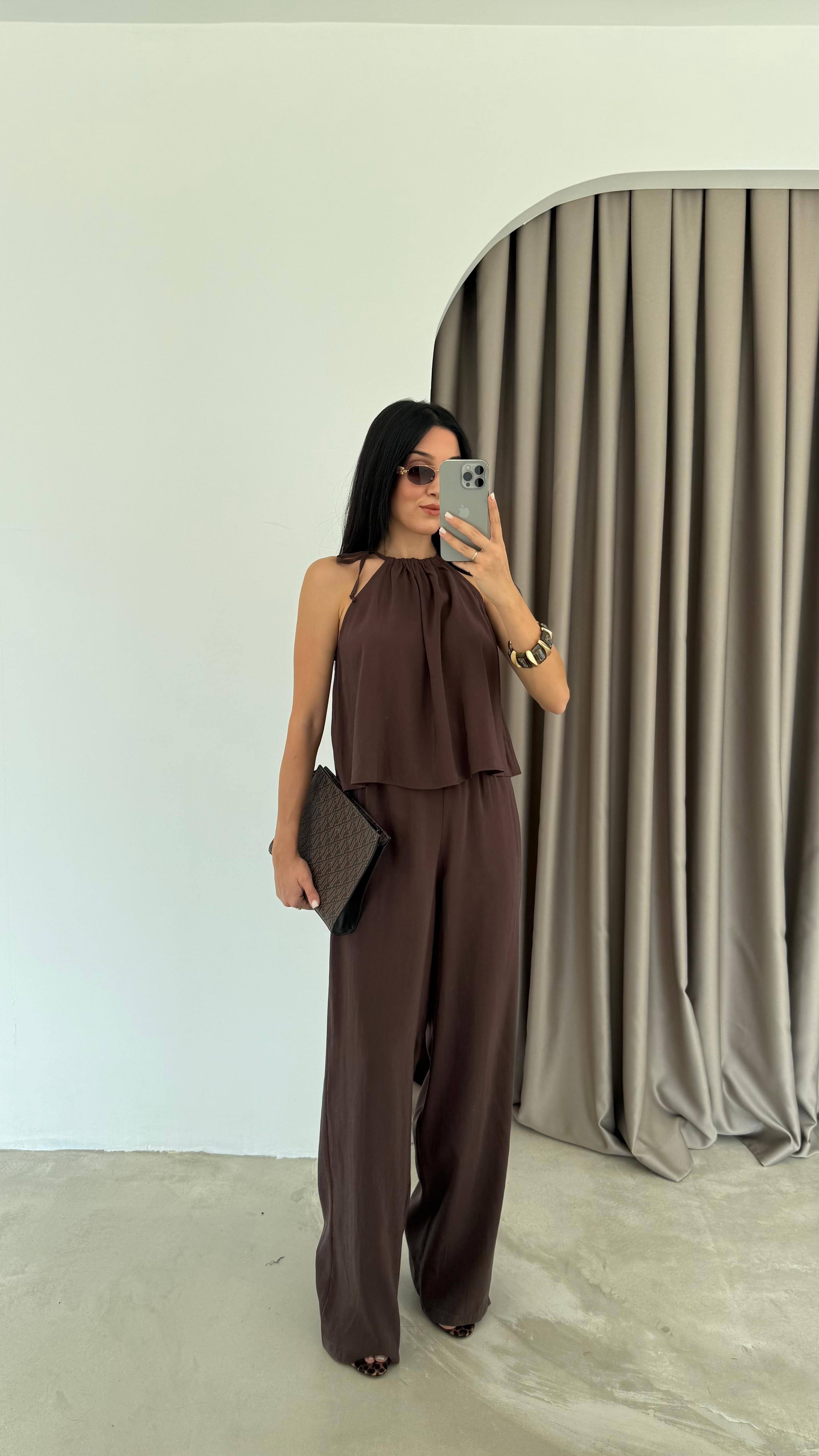 Tensel Kumaş Bel Lastikli Takım (VNT51213)