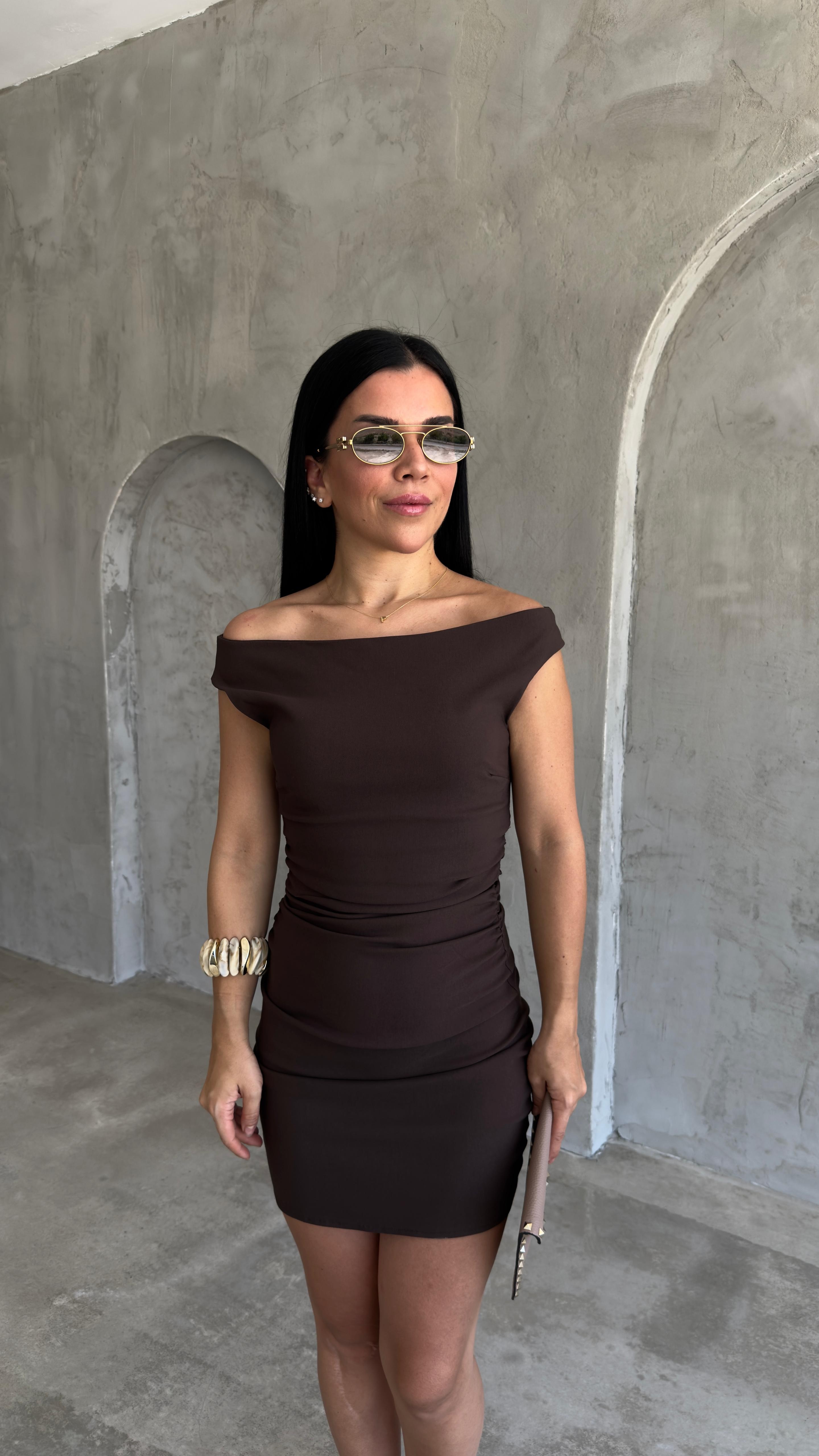 Bardot Mini Elbise (VNT91462)