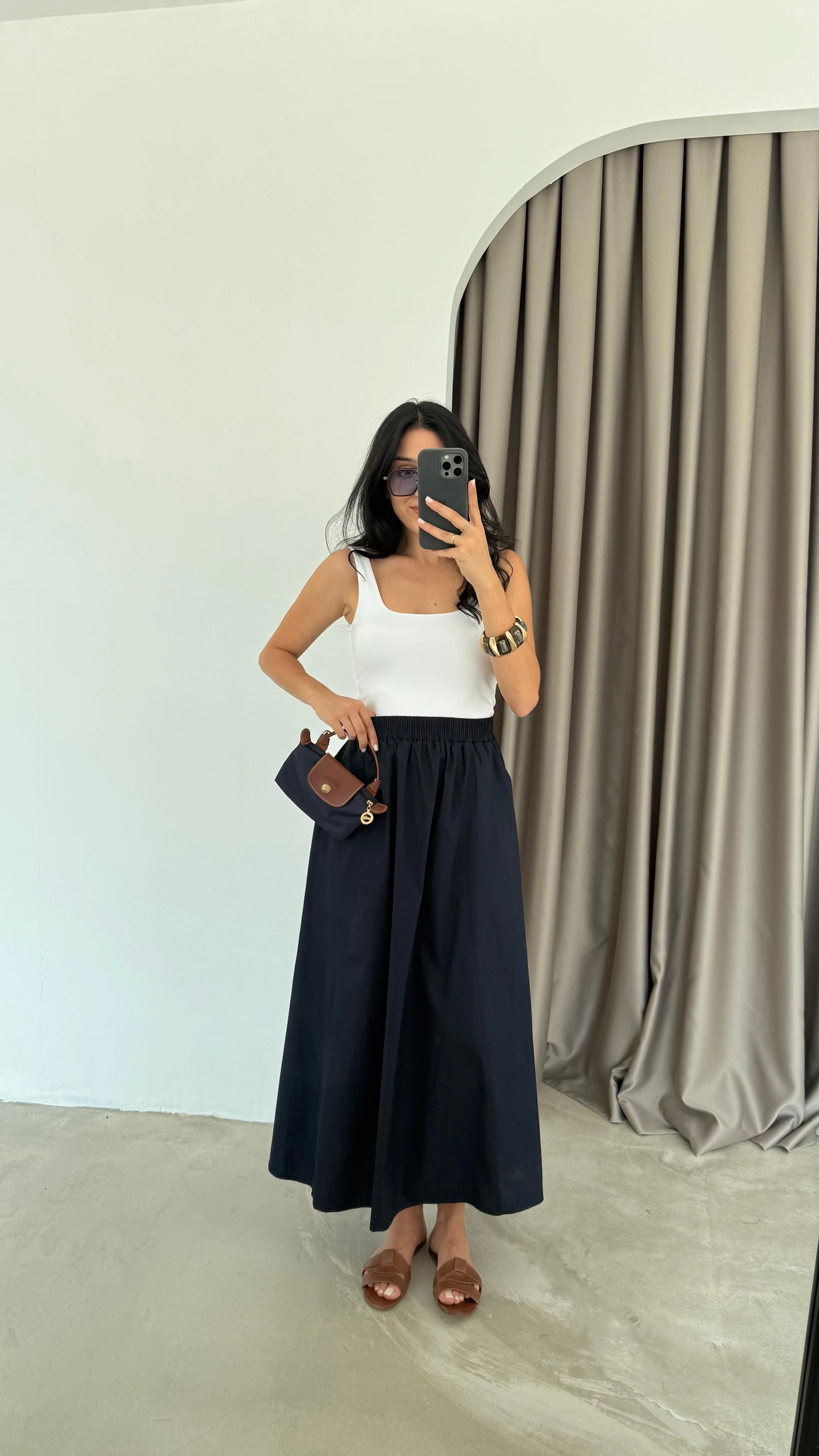 Bel Lastikli Cepli Etek (VNTBP)