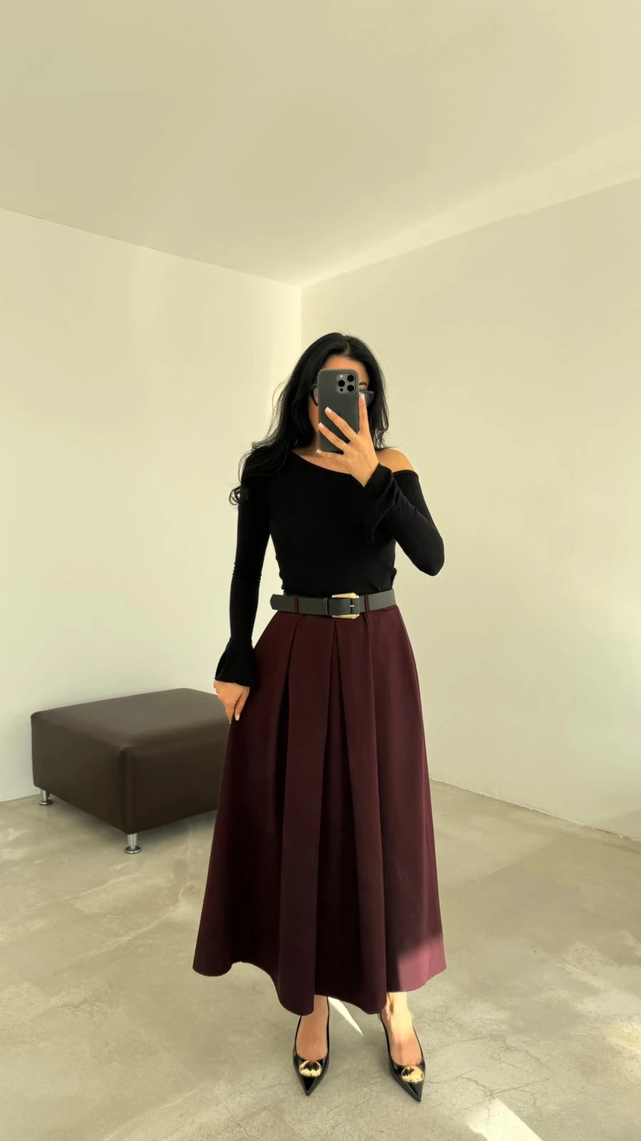 Poliviskon Kemerli Etek (VNT3360)