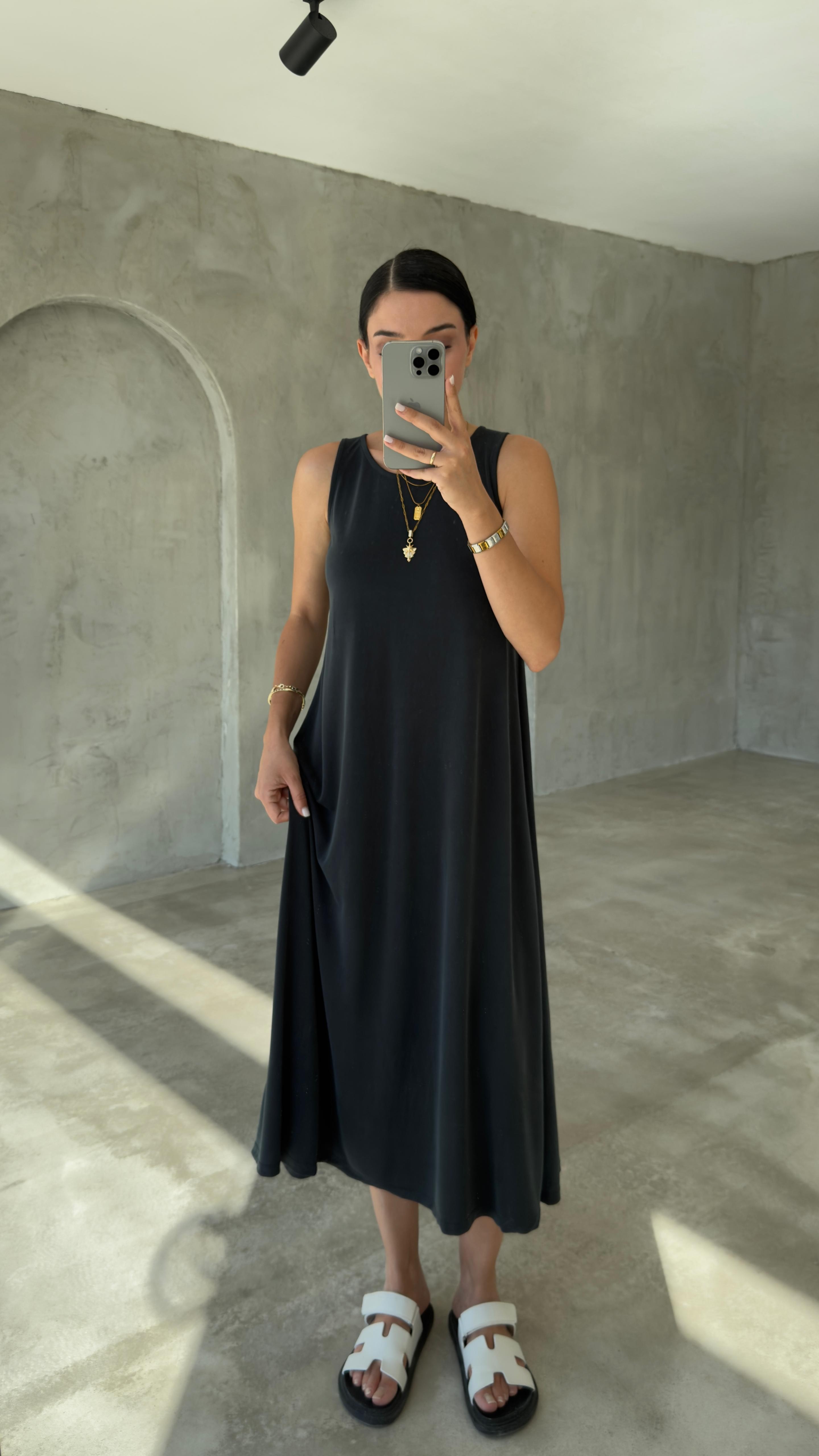 Modal Kumaş Elbise (VNT0101)