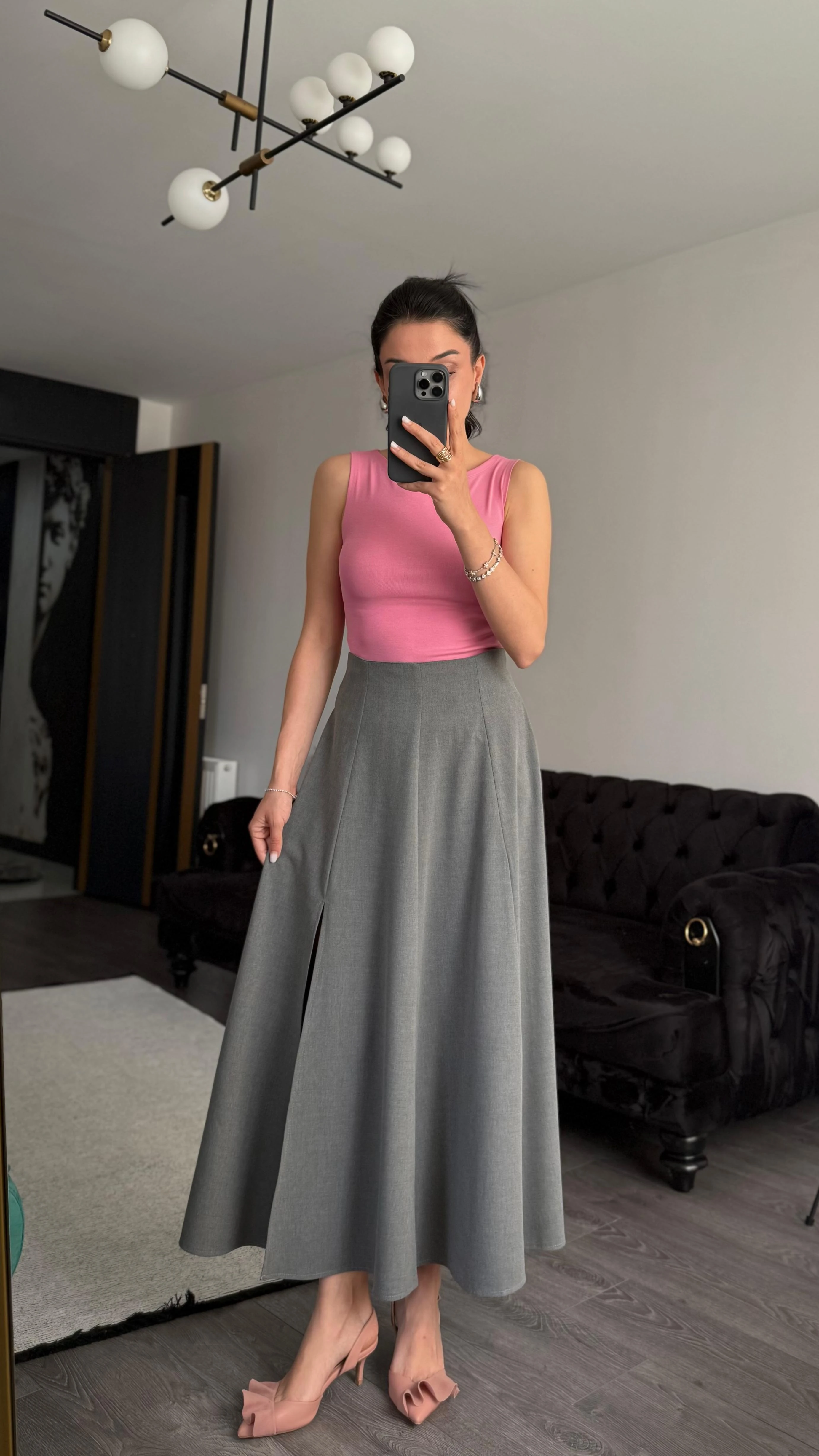 Yırtmaçlı Çan Etek