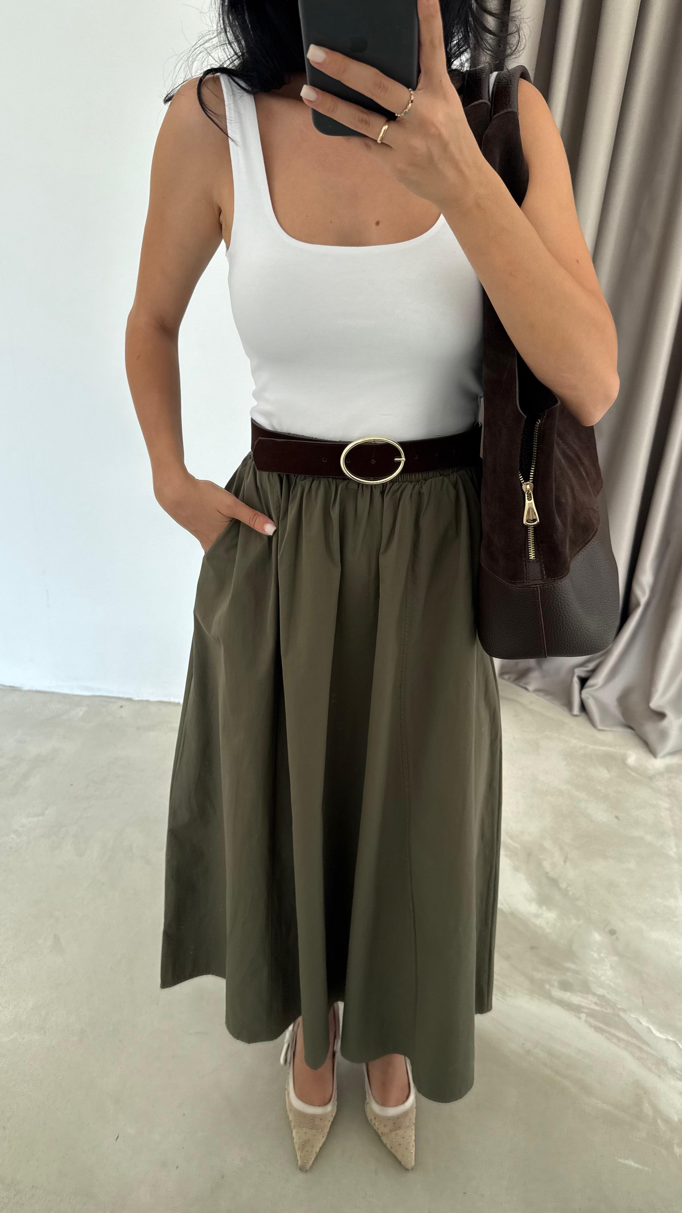 Bel Lastikli Cepli Etek (VNTBP)