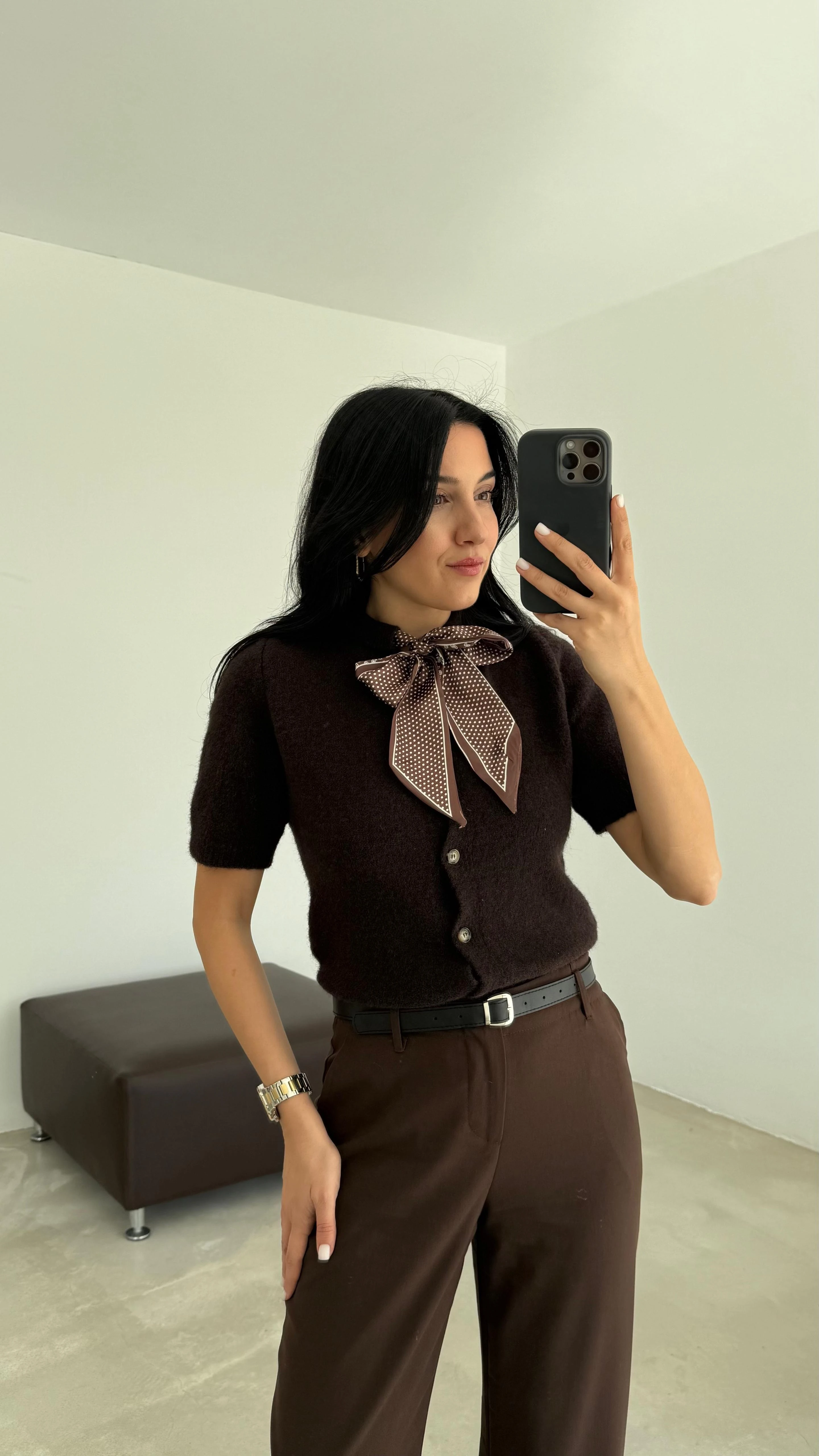 Şal Detaylı Hırka (VNT9058)