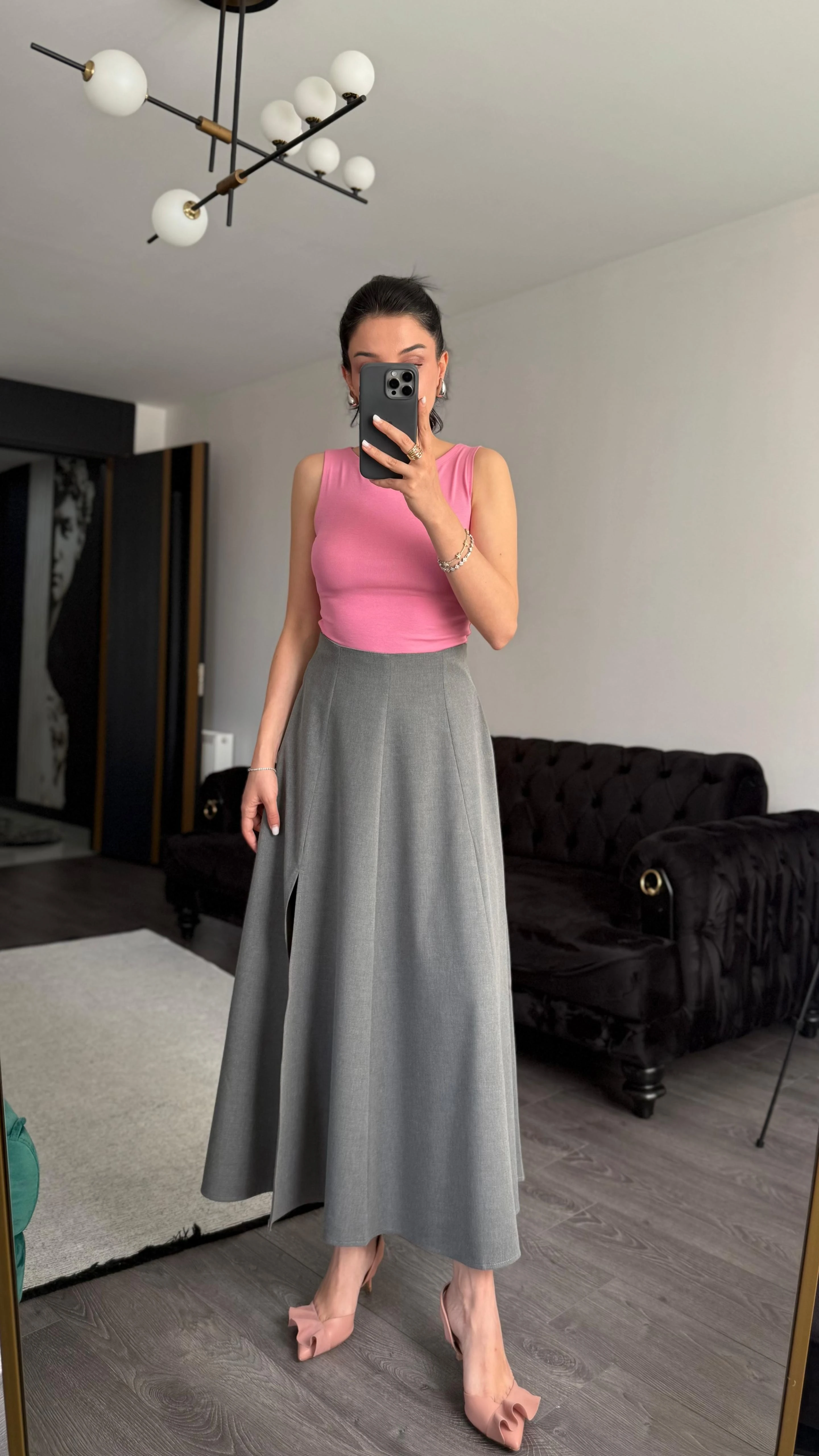 Yırtmaçlı Çan Etek