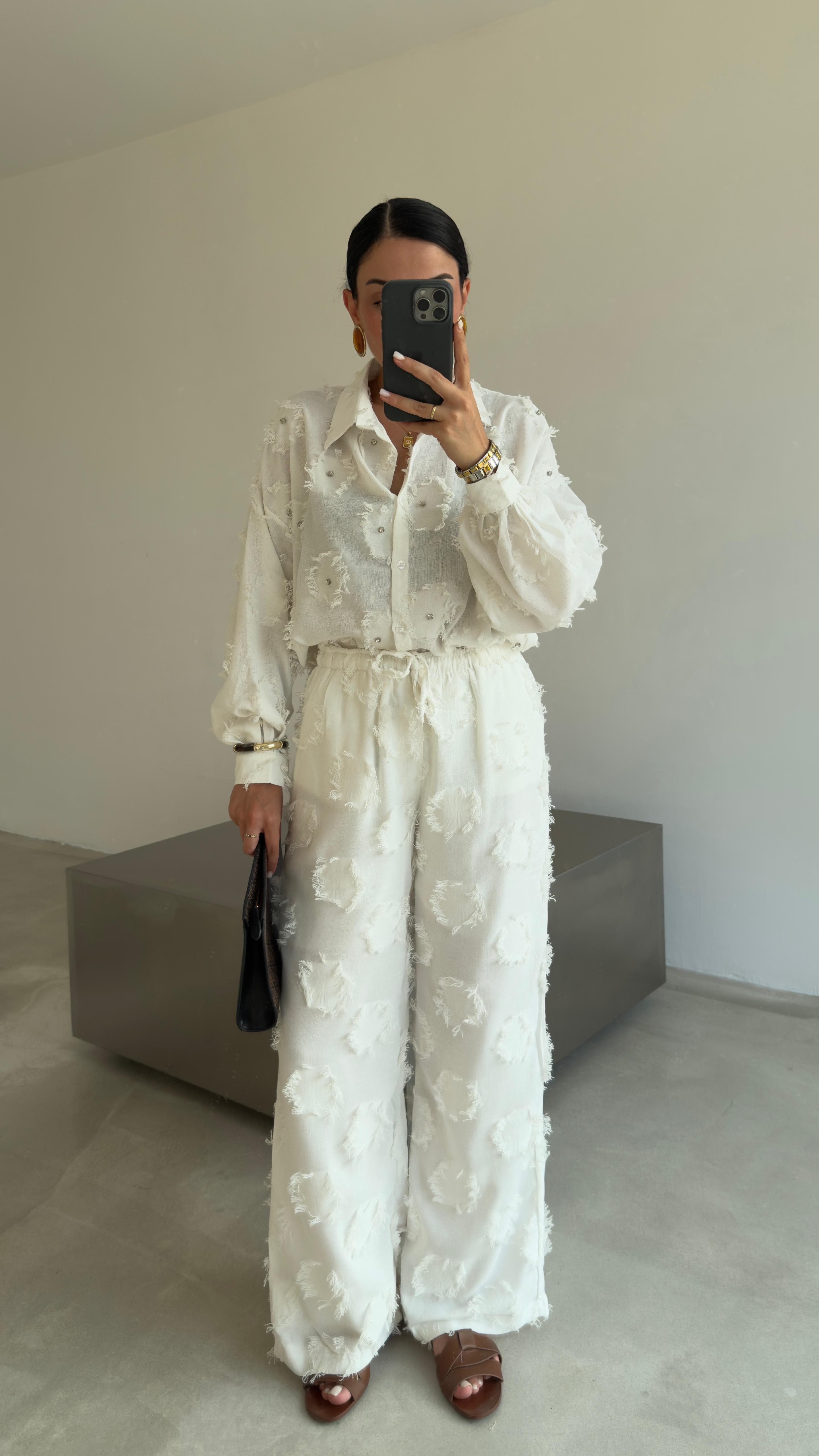 Püskül Detaylı Pantolon (VNT4026)