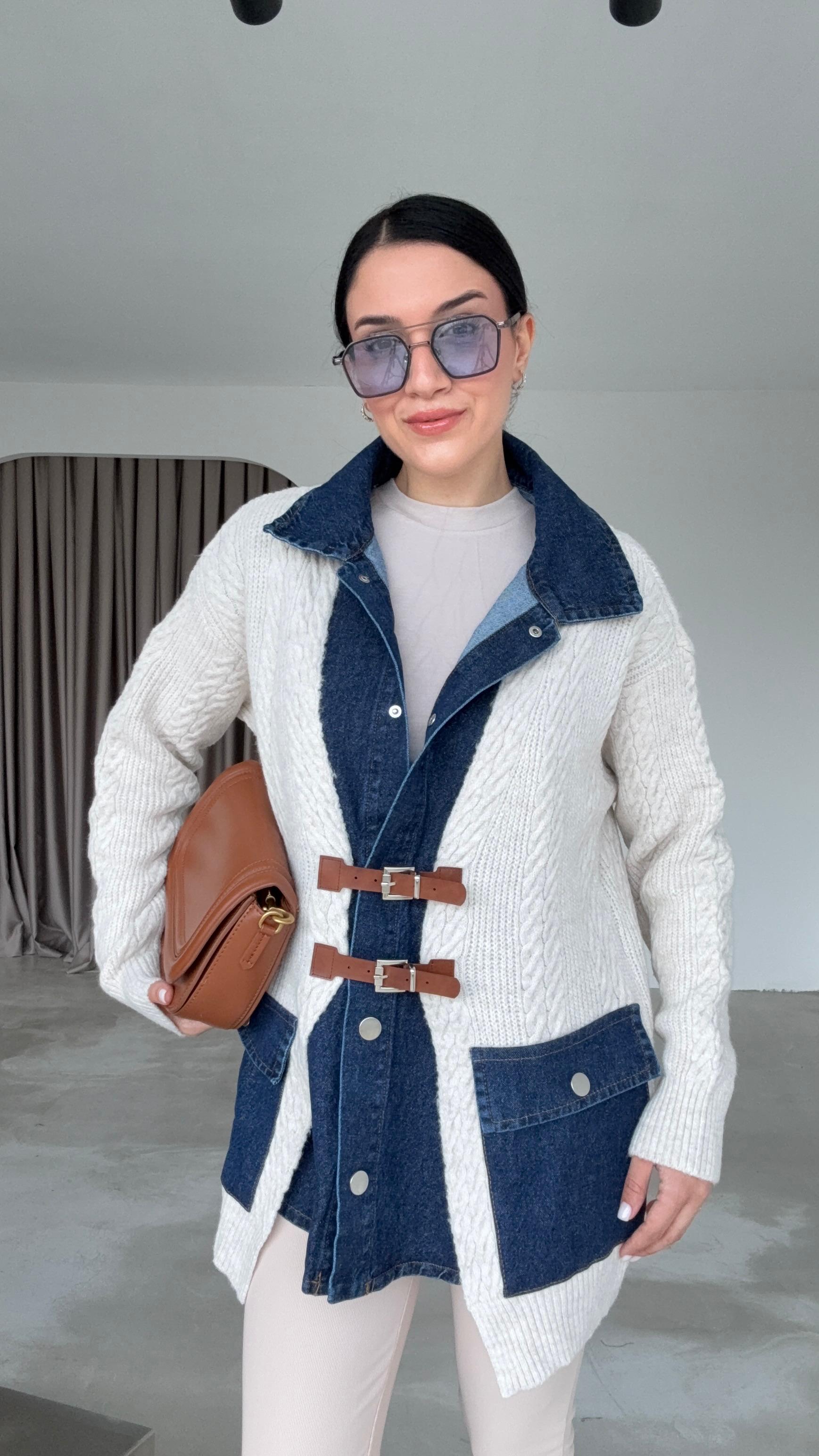 Kemer Detaylı Hırka (VNT0078)