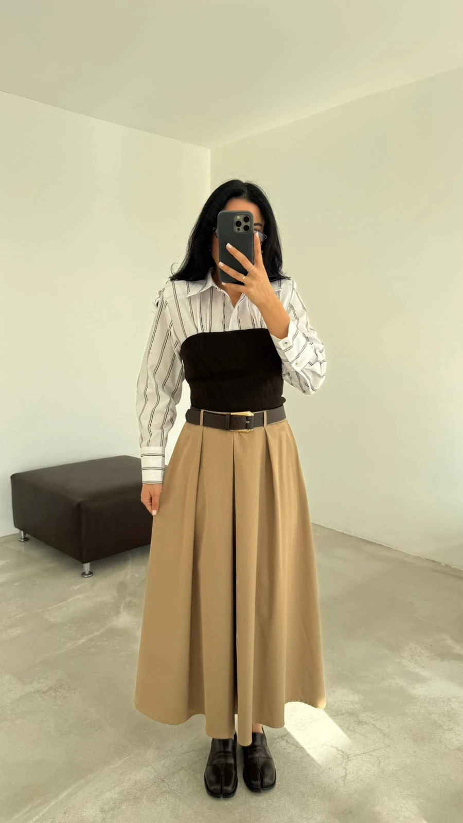 Poliviskon Kemerli Etek (VNT3360)