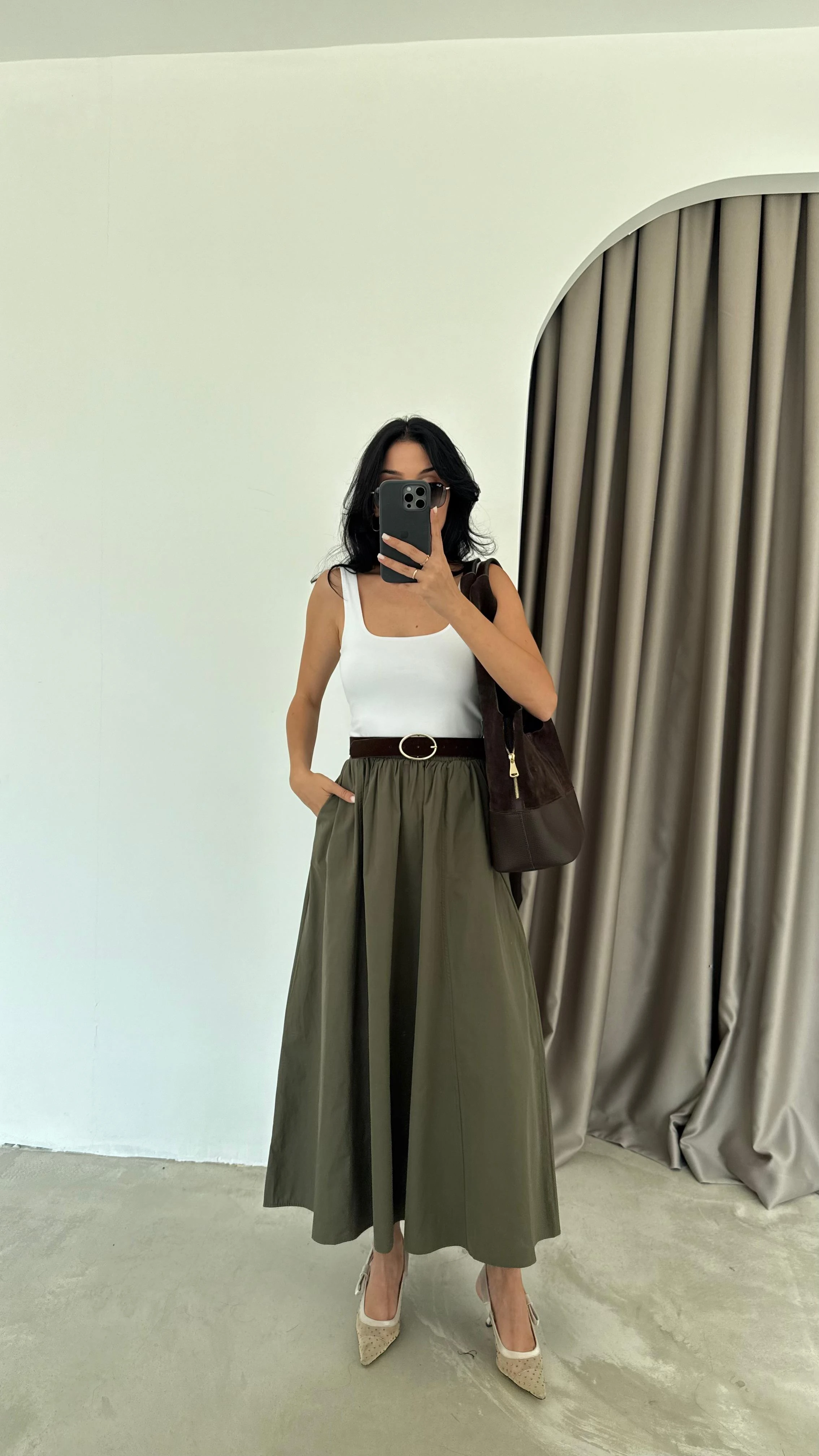 Bel Lastikli Cepli Etek (VNTBP)