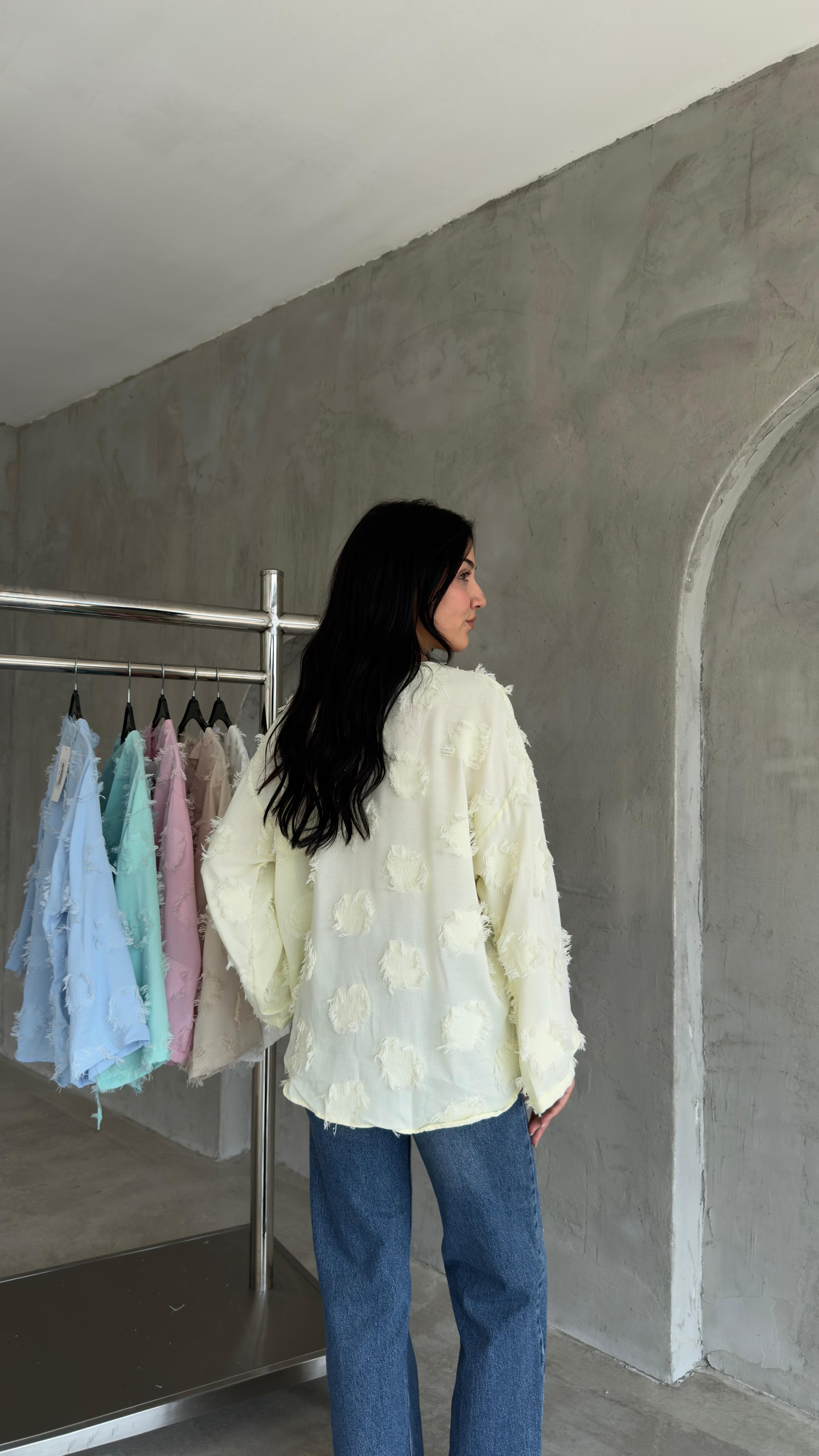 Püsküllü Kimono (VNT7012)