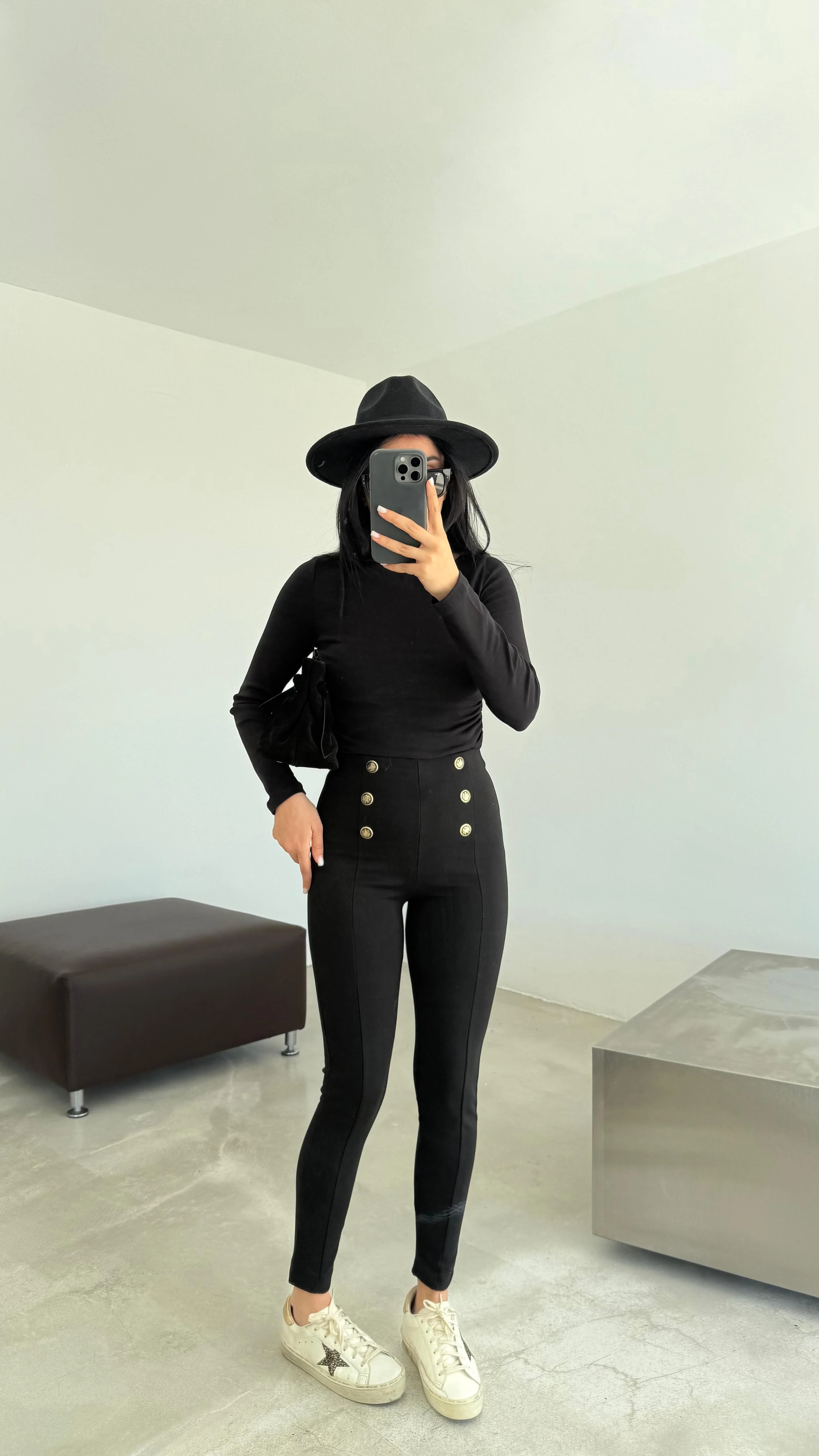 Gold Aksesuarlı Tayt