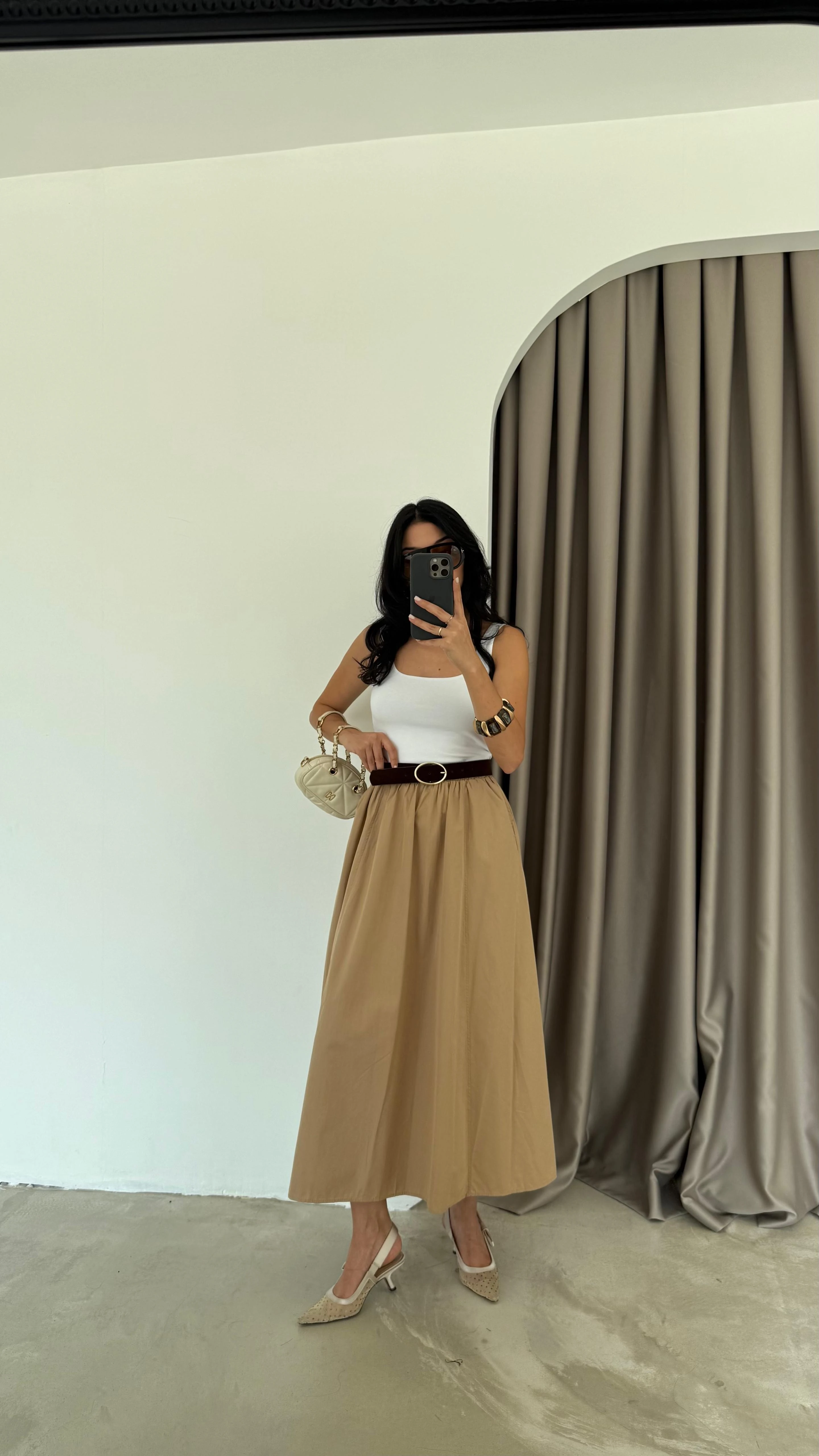 Bel Lastikli Cepli Etek (VNTBP)